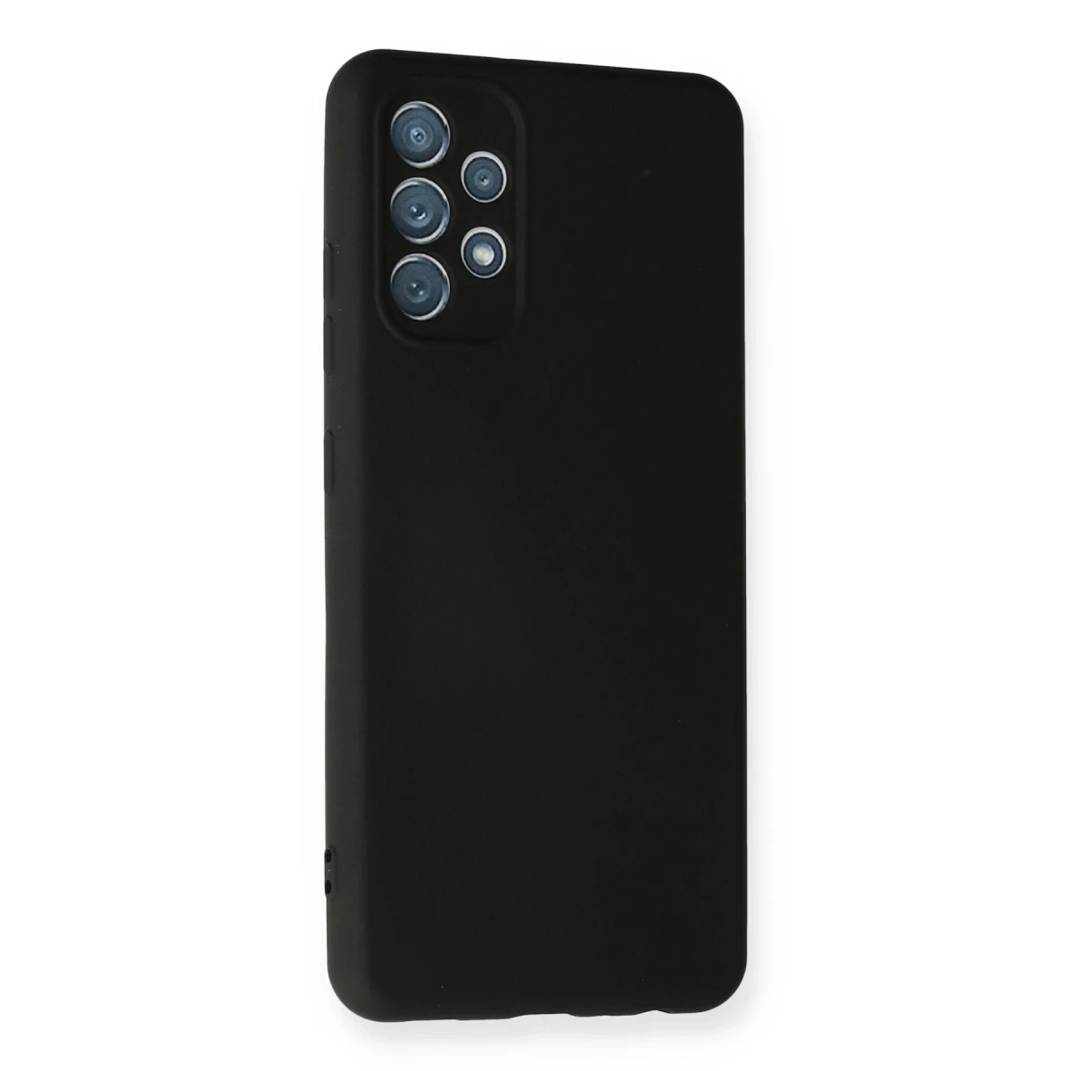 Newface Samsung Galaxy A32 Kılıf Nano içi Kadife Silikon - Siyah — görsel 5