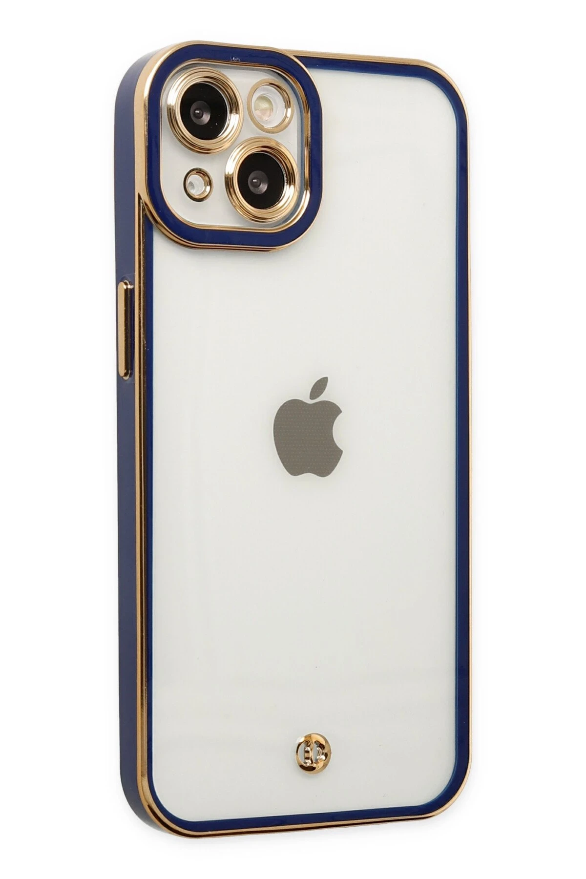 Newface iPhone 14 Plus Kılıf Liva Lens Silikon - Mavi