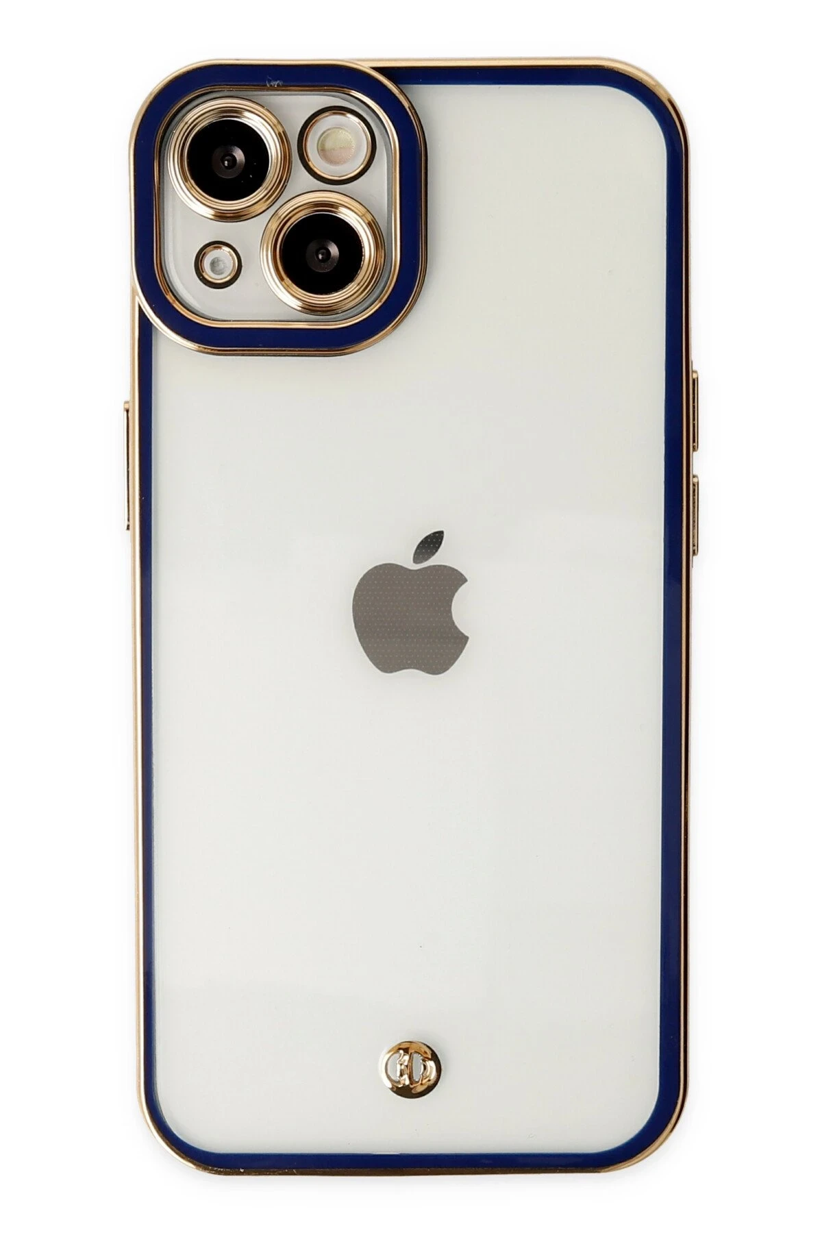Newface iPhone 14 Plus Kılıf Liva Lens Silikon - Mavi