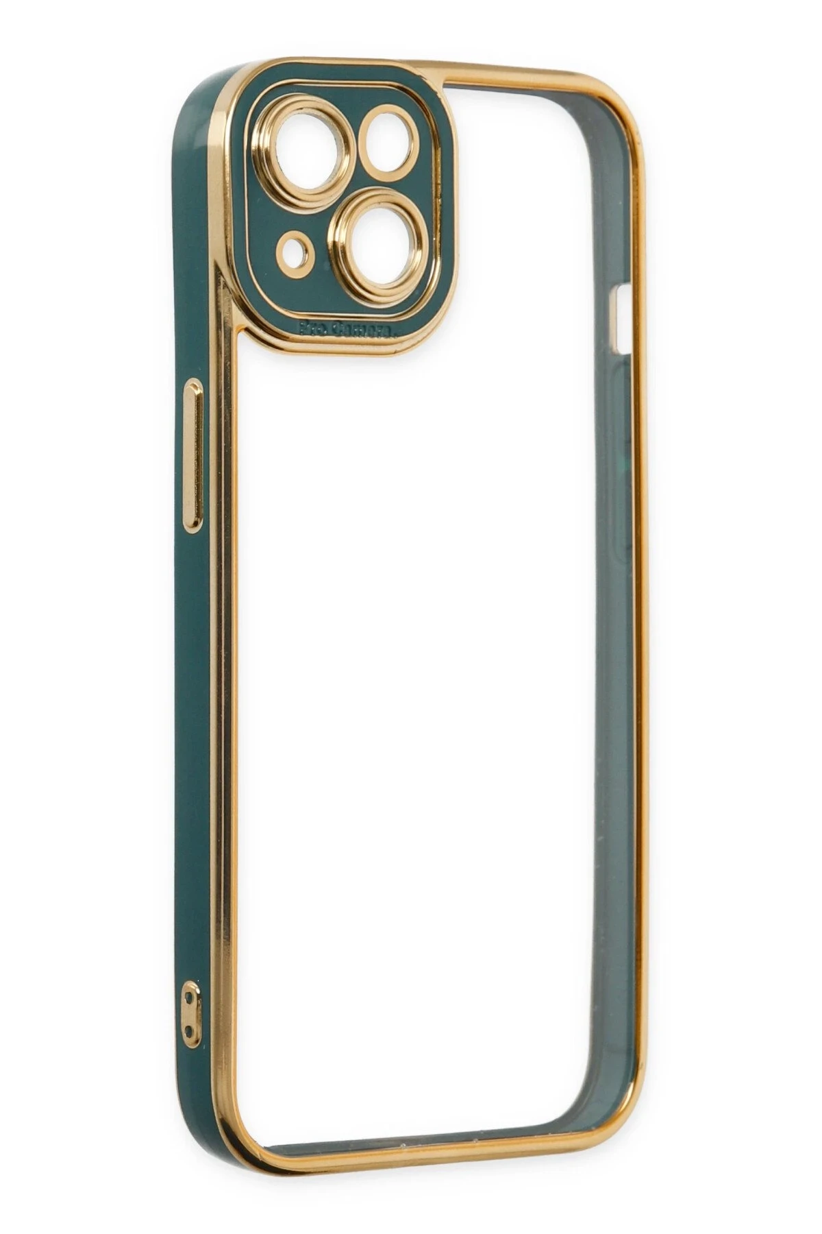 Newface iPhone 14 Plus Kılıf Liva Lens Silikon - Yeşil