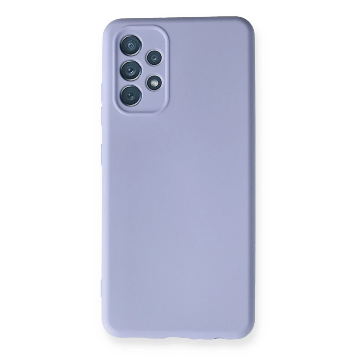 Newface Samsung Galaxy A32 Kılıf Nano içi Kadife Silikon - Lila