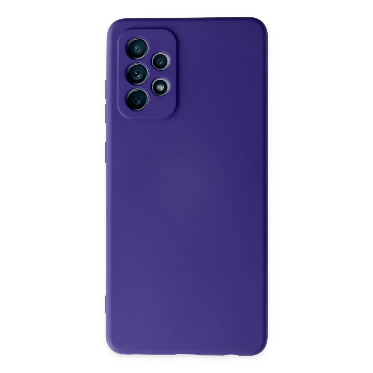 Newface Samsung Galaxy A32 Kılıf Nano içi Kadife Silikon - Mor