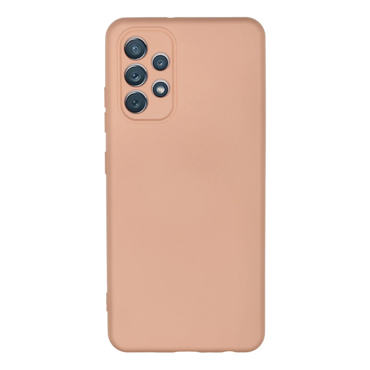 Newface Samsung Galaxy A32 Kılıf Nano içi Kadife Silikon - Pudra