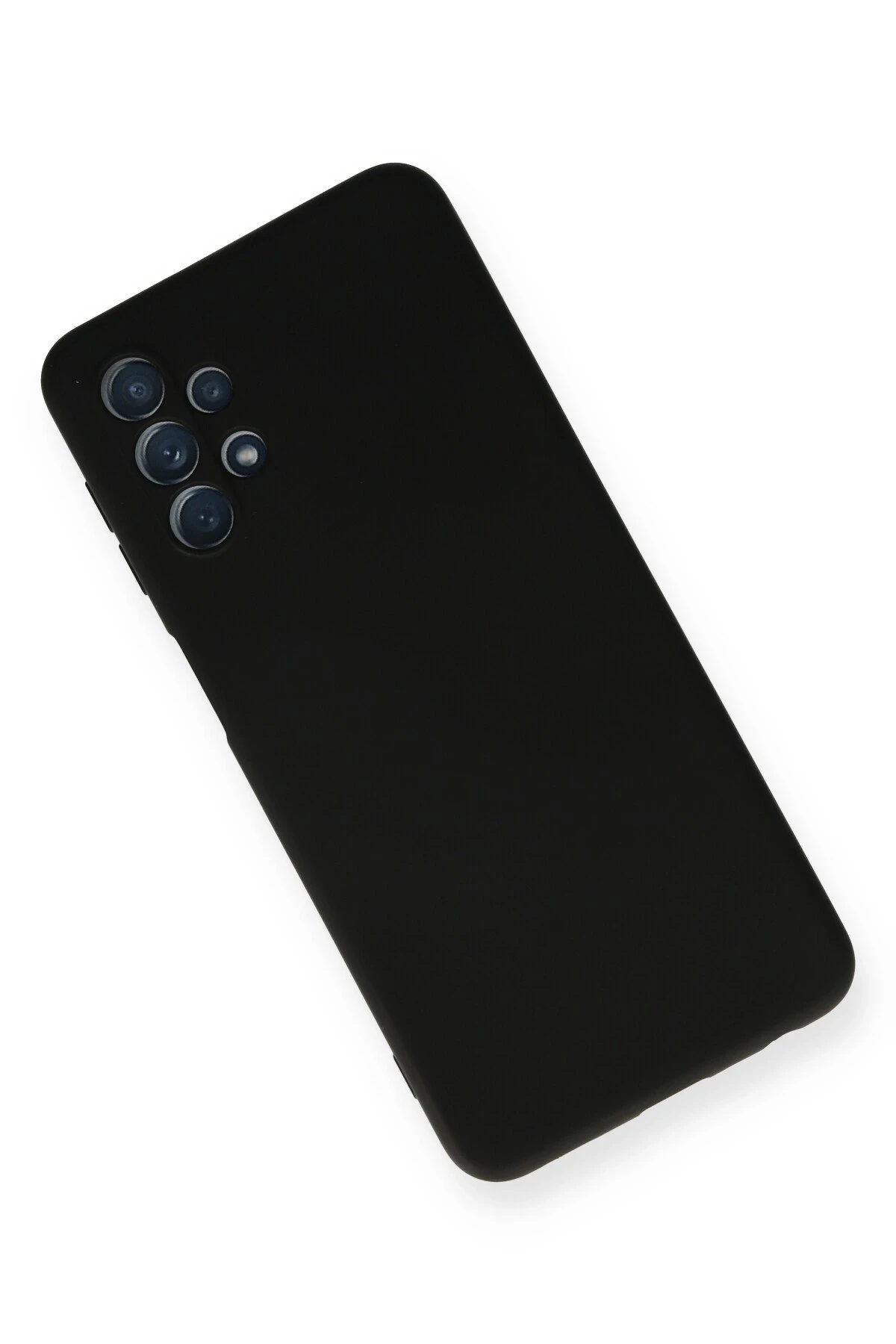 Newface Samsung Galaxy A52 Kılıf Nano içi Kadife Silikon - Siyah — görsel 3
