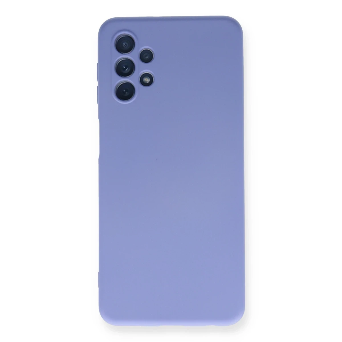 Newface Samsung Galaxy A52 Kılıf Nano içi Kadife Silikon - Lila