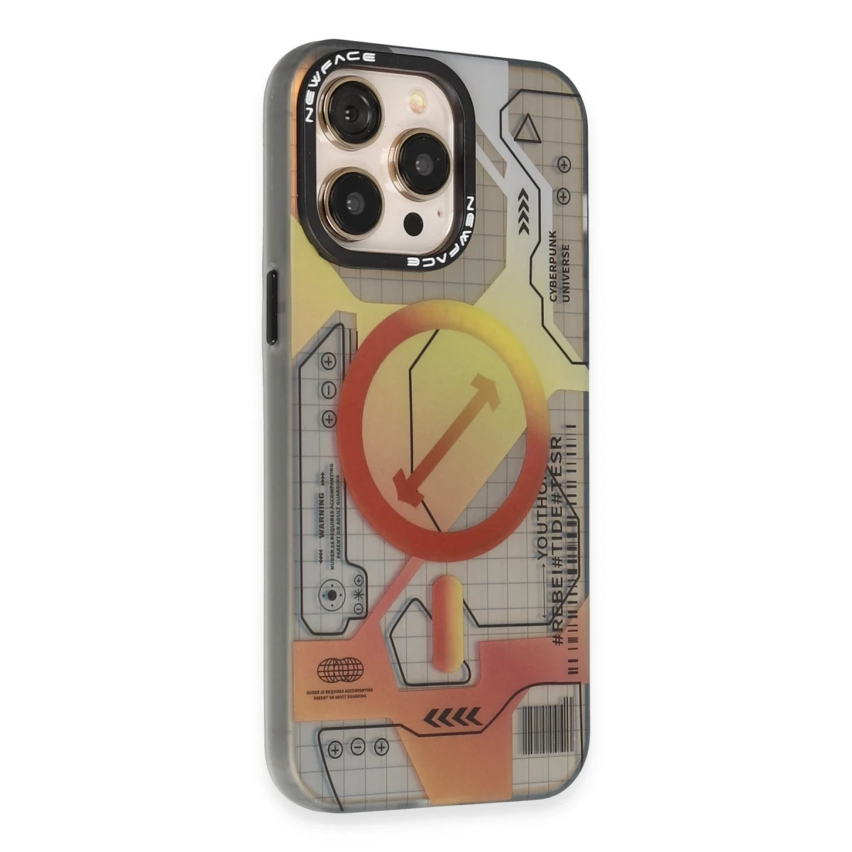 Newface Apple iPhone 13 Pro Max Kılıf Venüs Magneticsafe Desenli Kapak - Venüs - 6