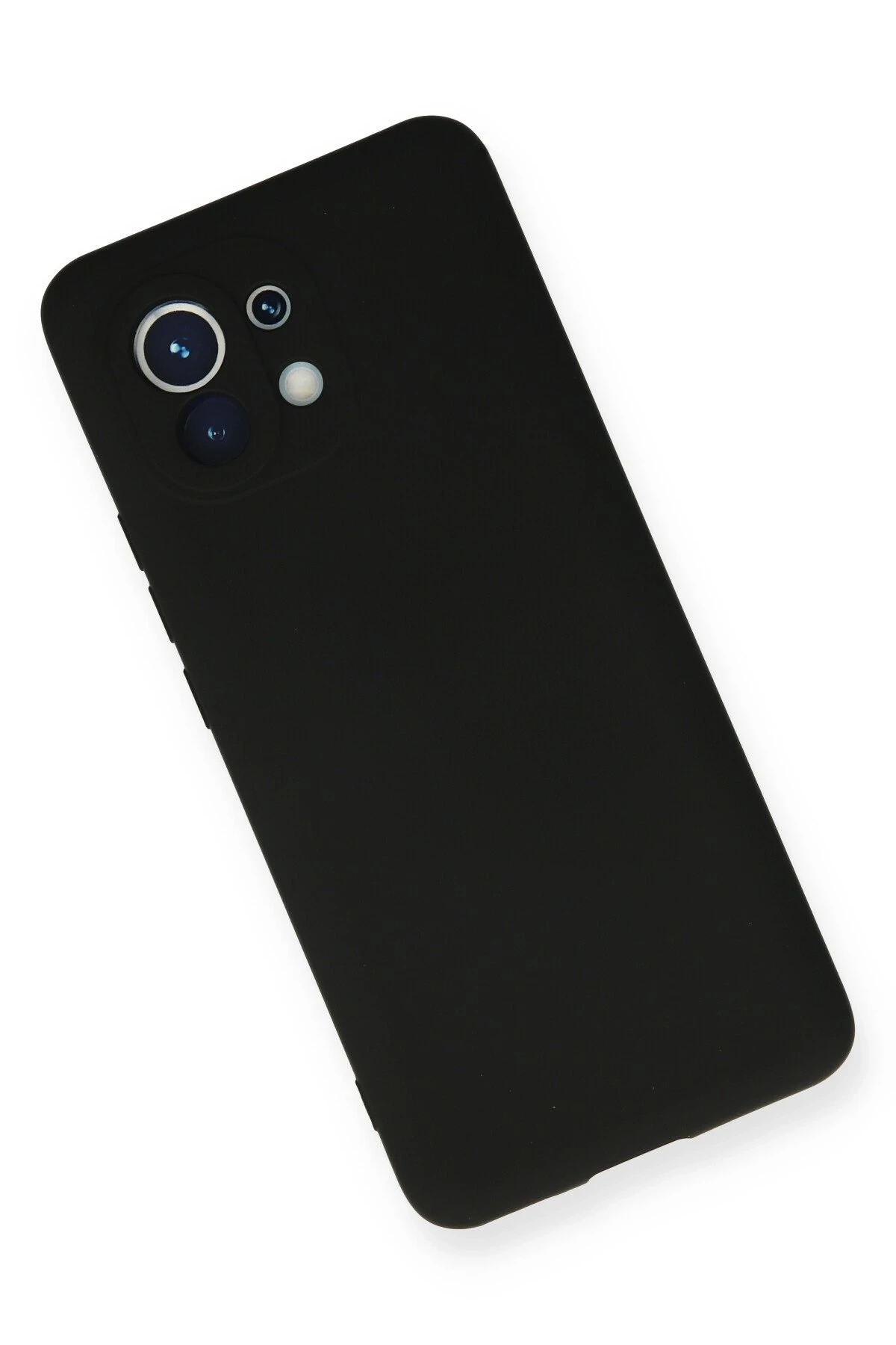 Newface Xiaomi Mi 11 Kılıf Nano içi Kadife Silikon - Siyah