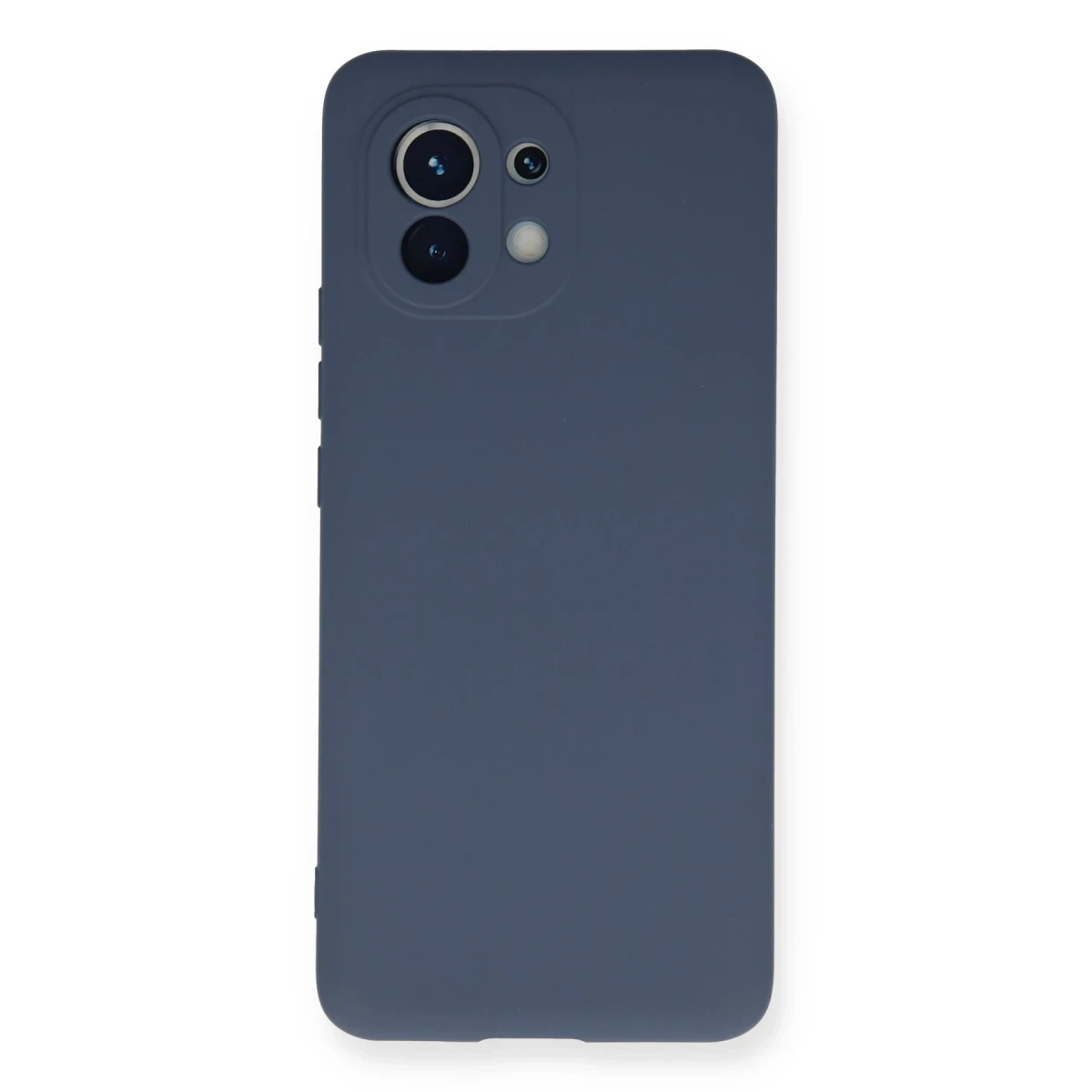 Newface Xiaomi Mi 11 Kılıf Nano içi Kadife Silikon - Gri