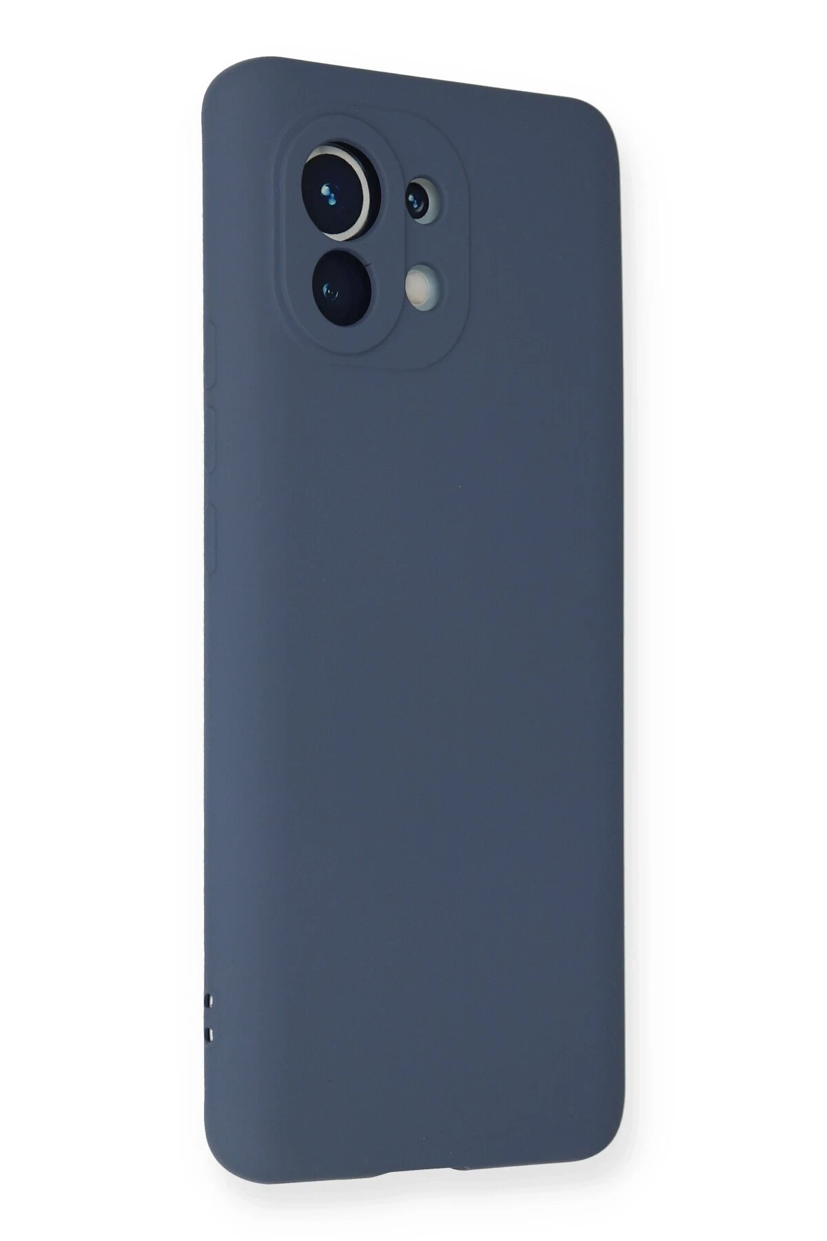 Newface Xiaomi Mi 11 Kılıf Nano içi Kadife Silikon - Gri