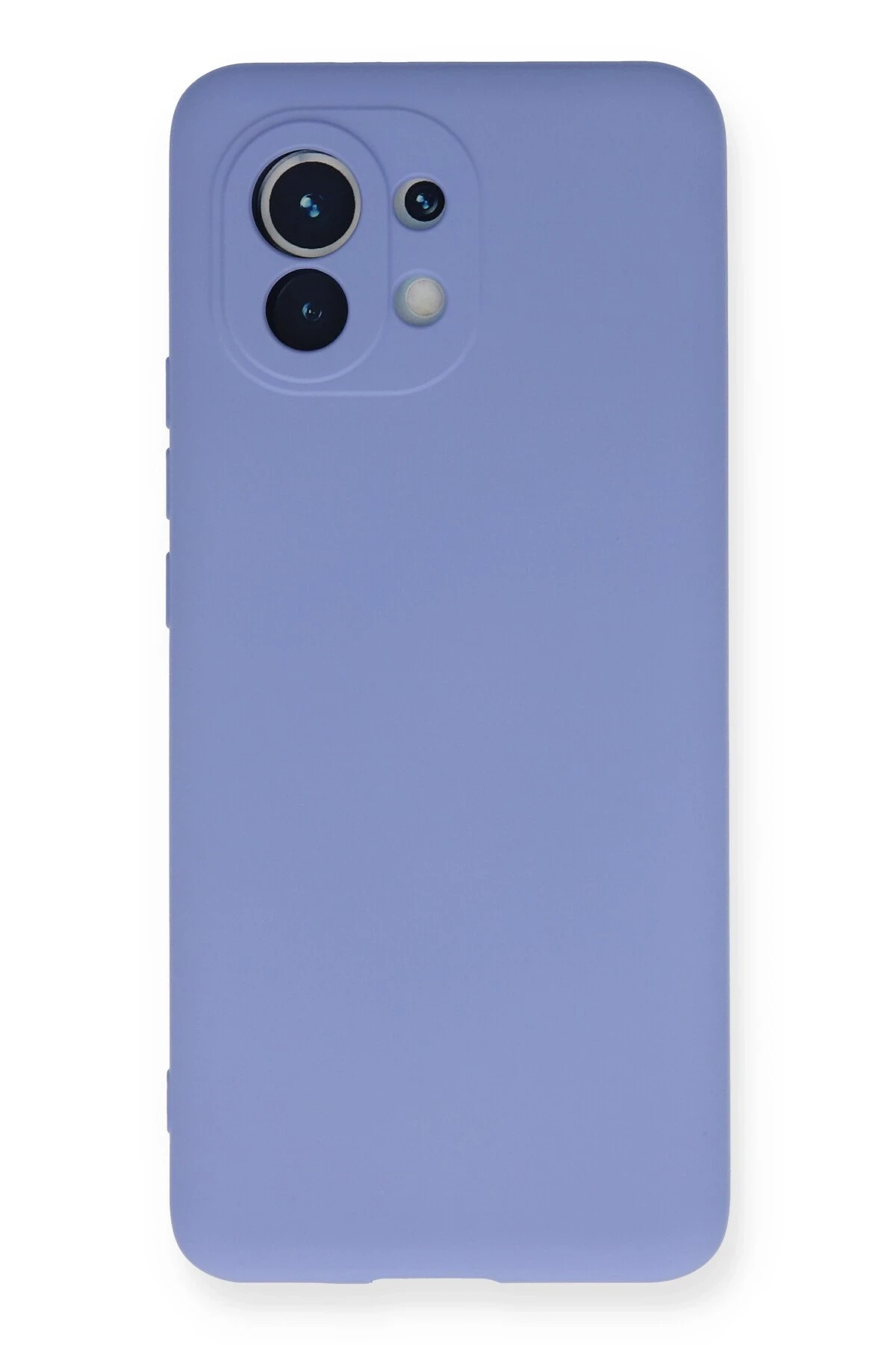 Newface Xiaomi Mi 11 Kılıf Nano içi Kadife Silikon - Lila