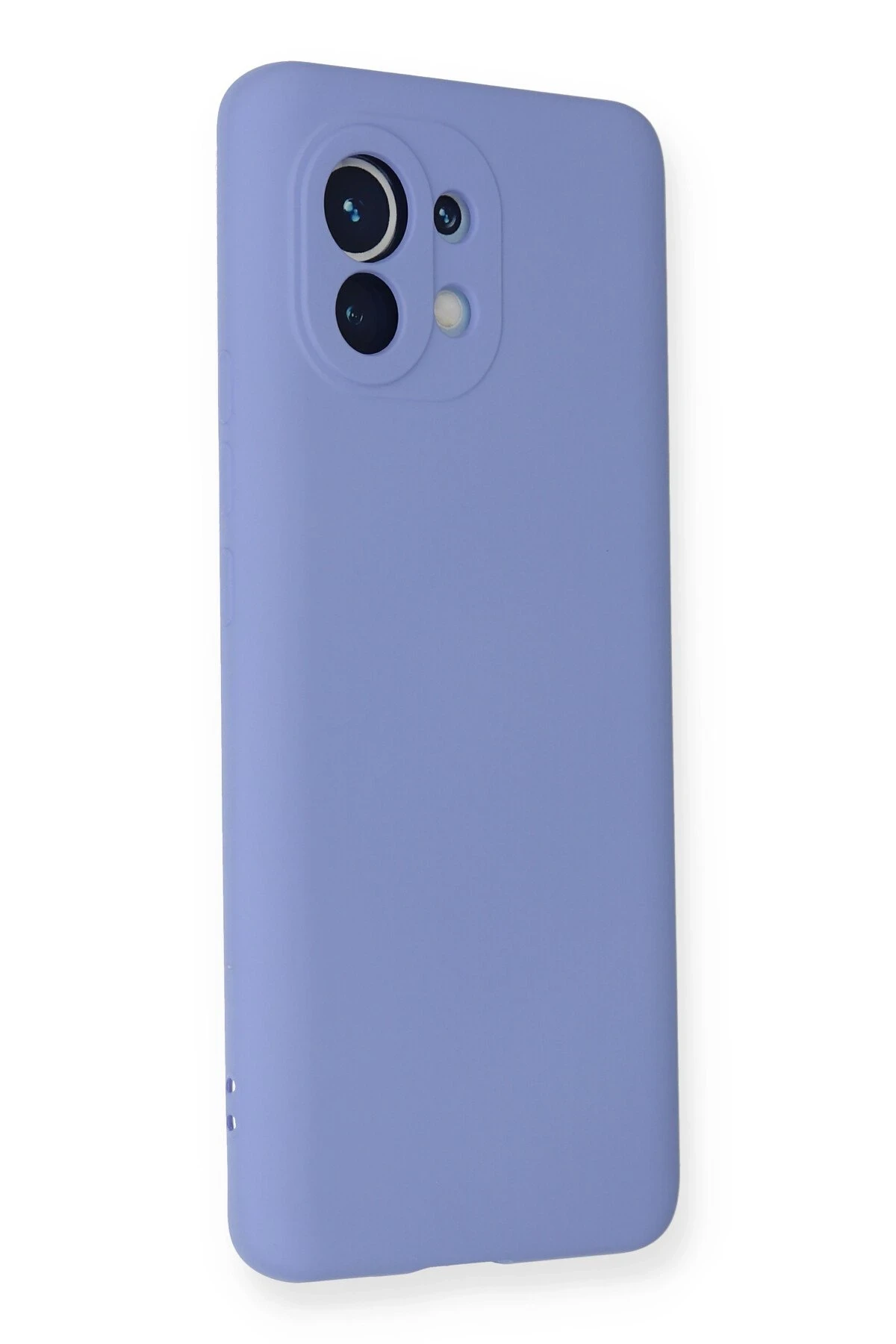 Newface Xiaomi Mi 11 Kılıf Nano içi Kadife Silikon - Lila