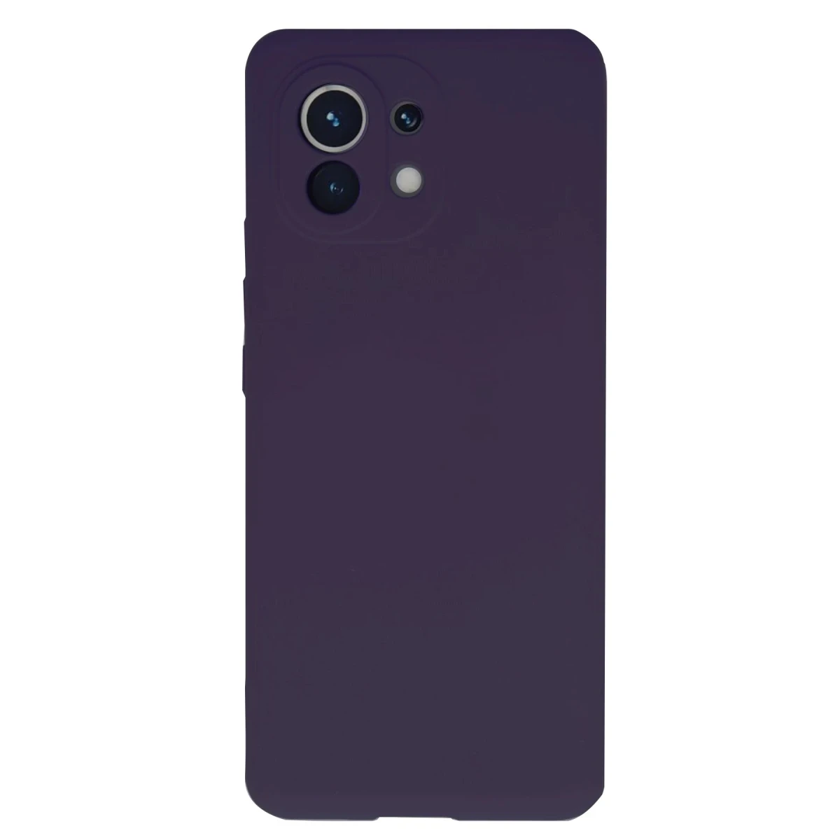 Newface Xiaomi Mi 11 Kılıf Nano içi Kadife Silikon - Mor