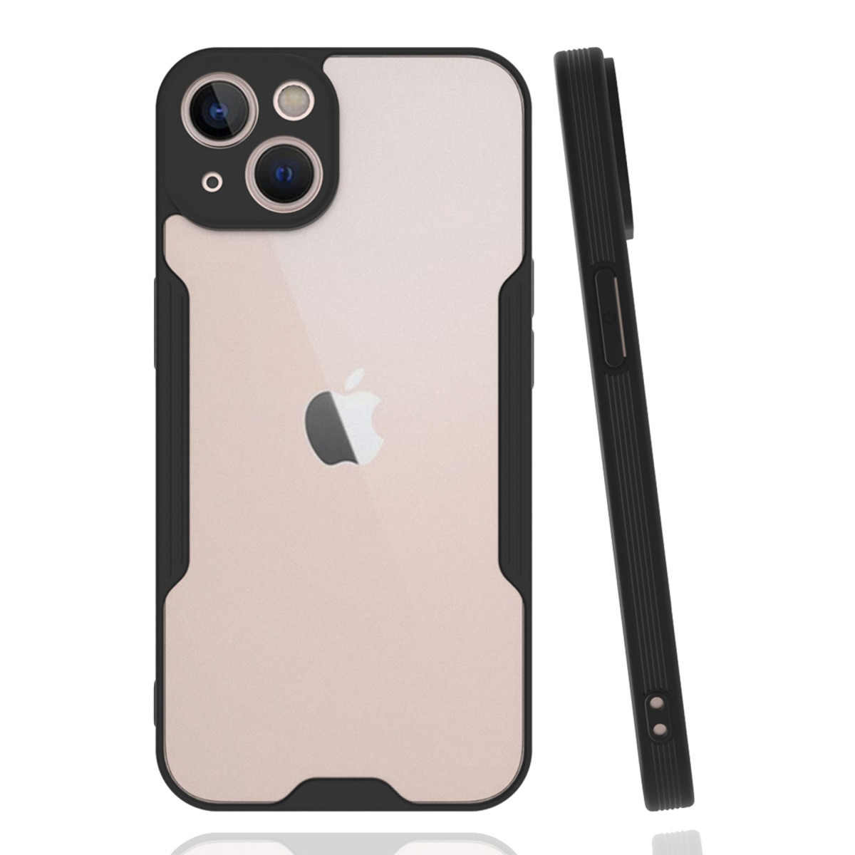 Newface Apple iPhone 14 Kılıf Platin Silikon - Siyah — görsel 3