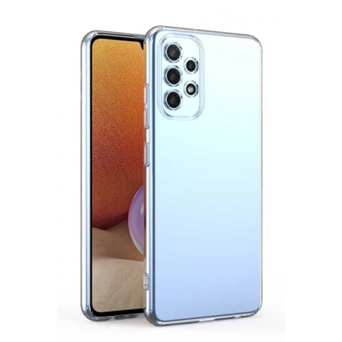 Newface Samsung Galaxy A32 Kılıf Lüx Şeffaf Silikon — görsel 3