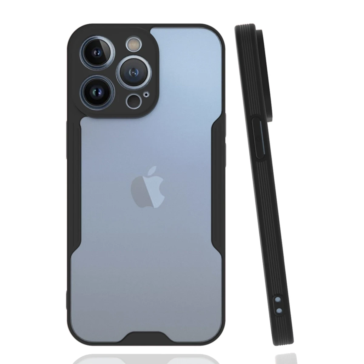 Newface Apple iPhone 14 Pro Kılıf Platin Silikon - Siyah — görsel 2