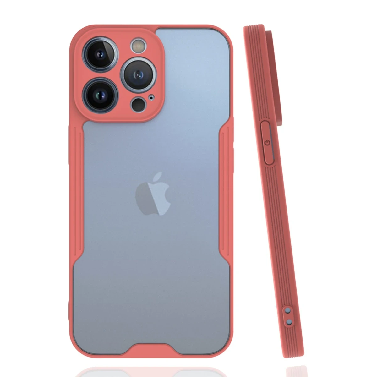 Newface Apple iPhone 14 Pro Kılıf Platin Silikon - Pembe