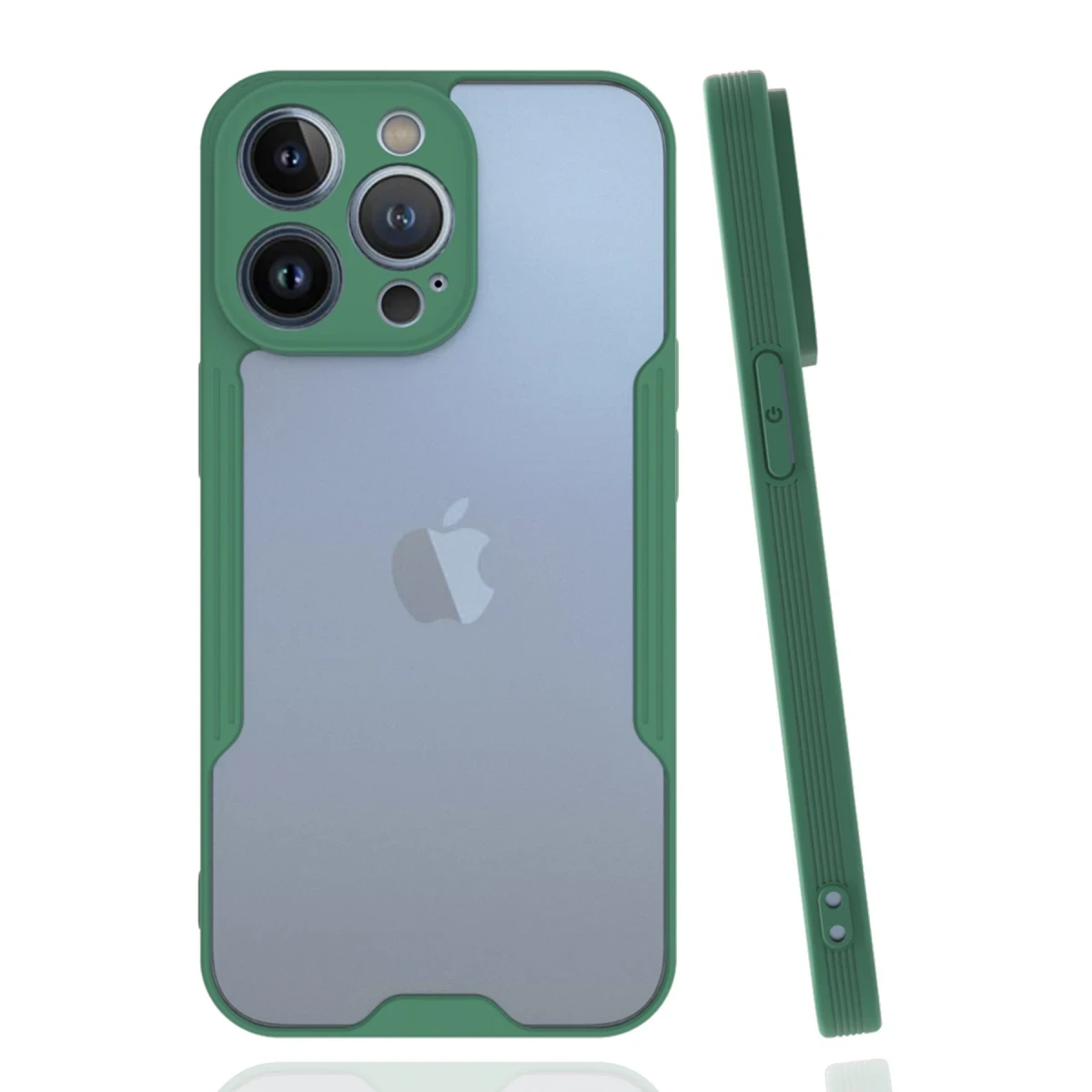 Newface Apple iPhone 14 Pro Kılıf Platin Silikon - Yeşil