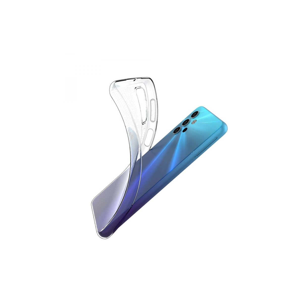 Newface Samsung Galaxy A32 5G Kılıf Lüx Şeffaf Silikon — görsel 8