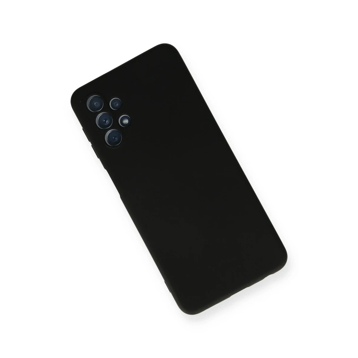 Newface Samsung Galaxy A32 5G Kılıf Nano içi Kadife Silikon - Siyah — görsel 6