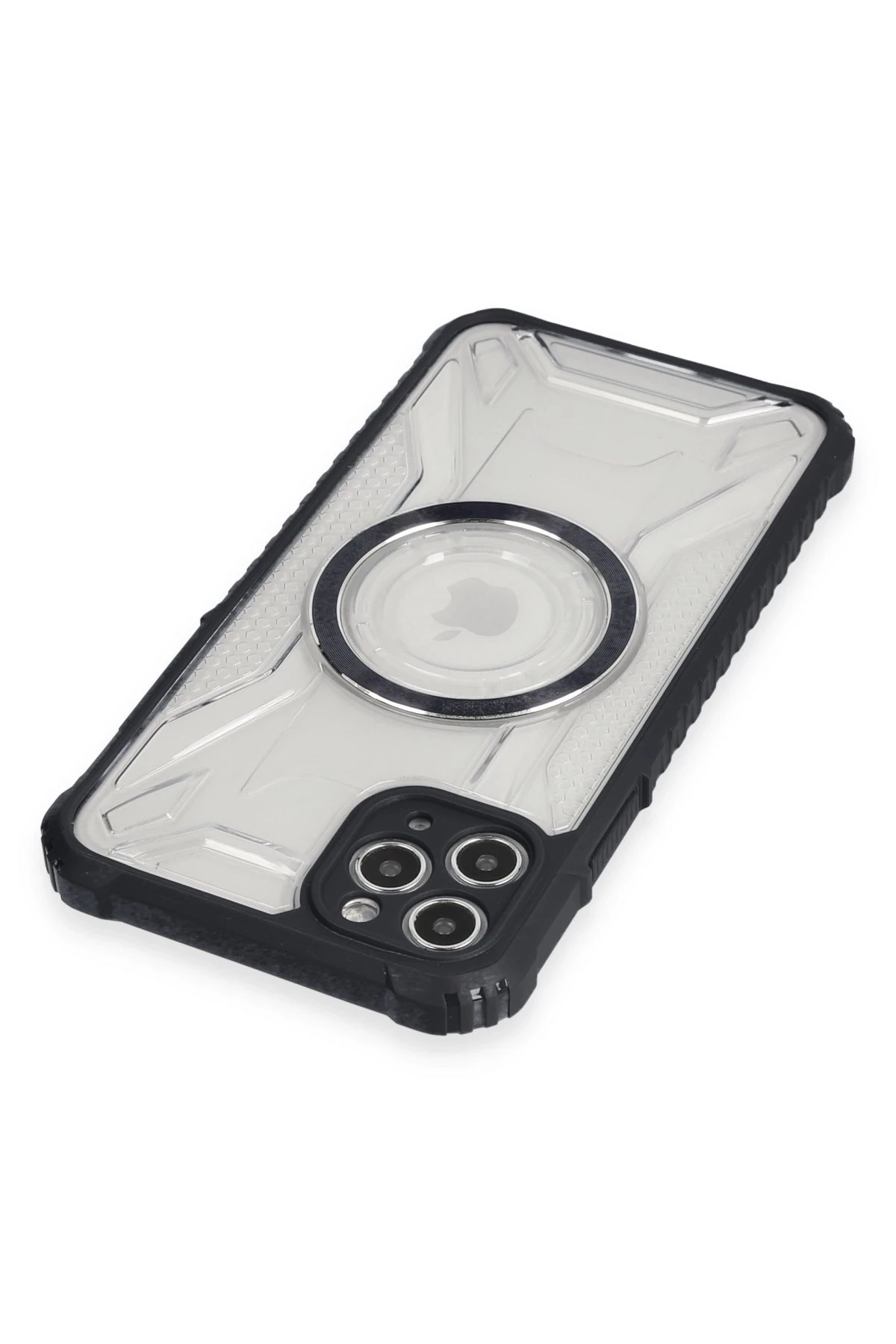 Newface Apple iPhone 11 Pro Max Kılıf Prag Magneticsafe Kapak - Siyah — görsel 3