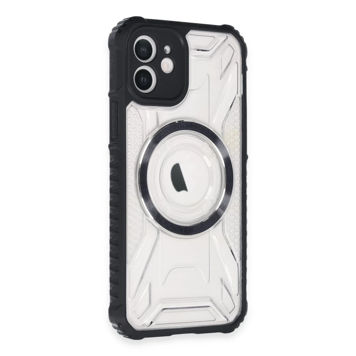 Newface Apple iPhone 12 Kılıf Prag Magneticsafe Kapak - Siyah — görsel 5