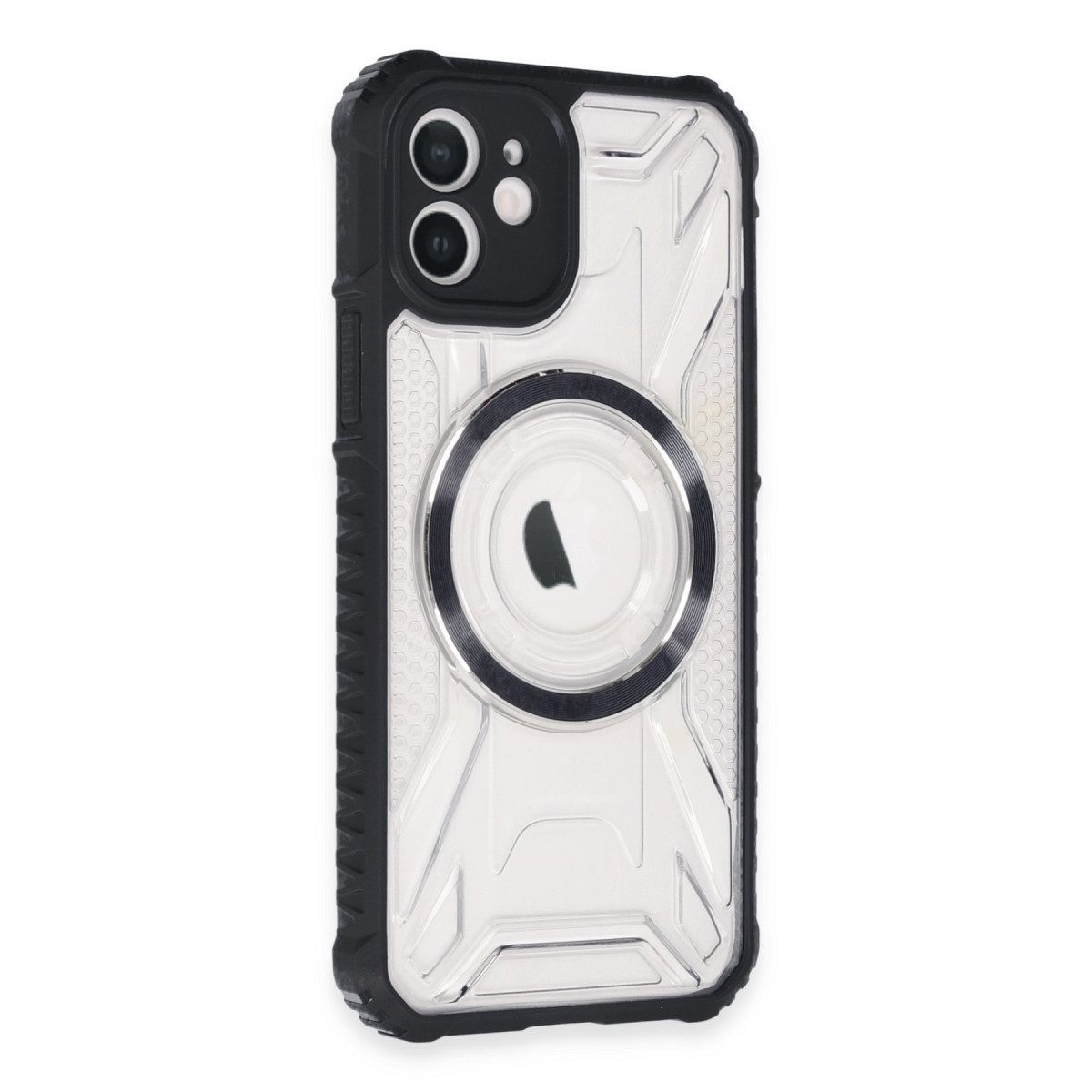 Newface Apple iPhone 12 Kılıf Prag Magneticsafe Kapak - Siyah — görsel 9