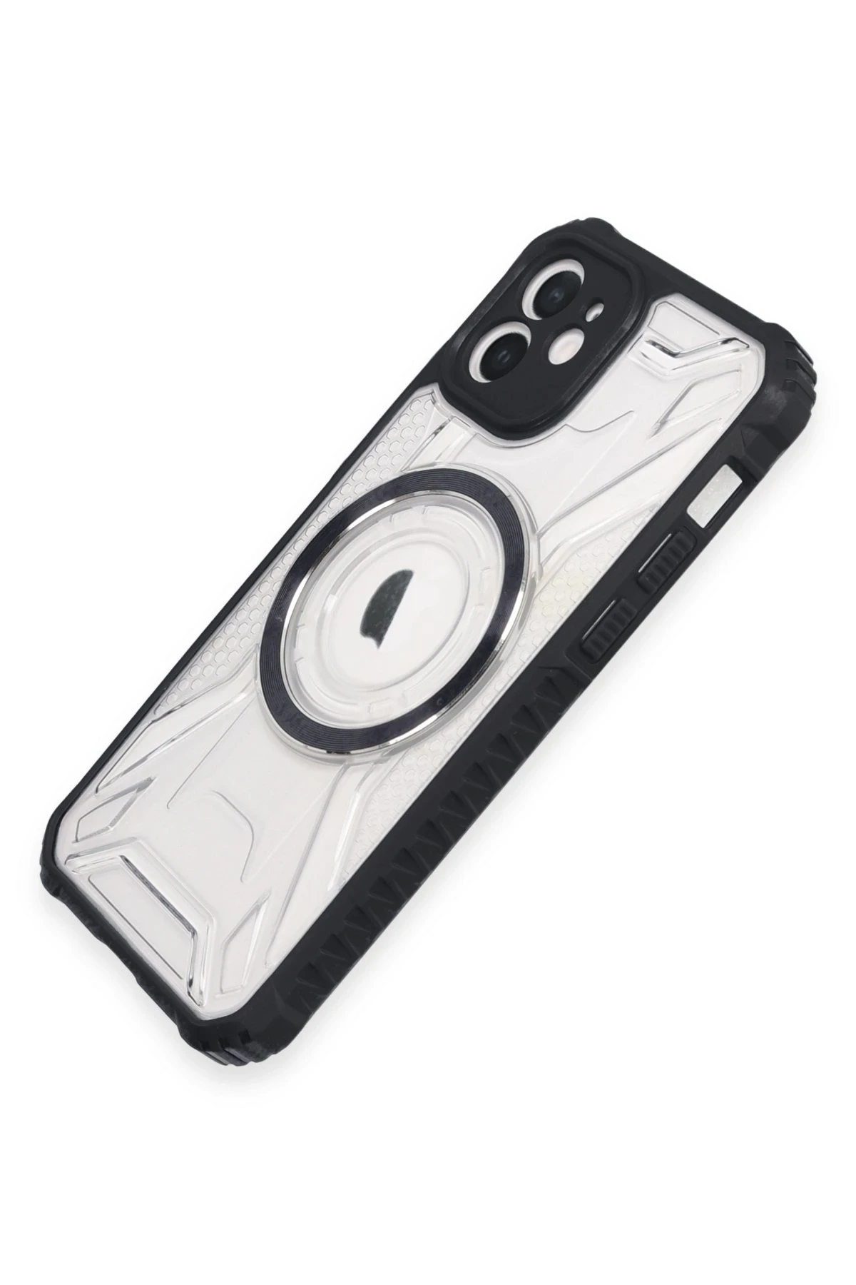 Newface Apple iPhone 12 Kılıf Prag Magneticsafe Kapak - Siyah — görsel 2