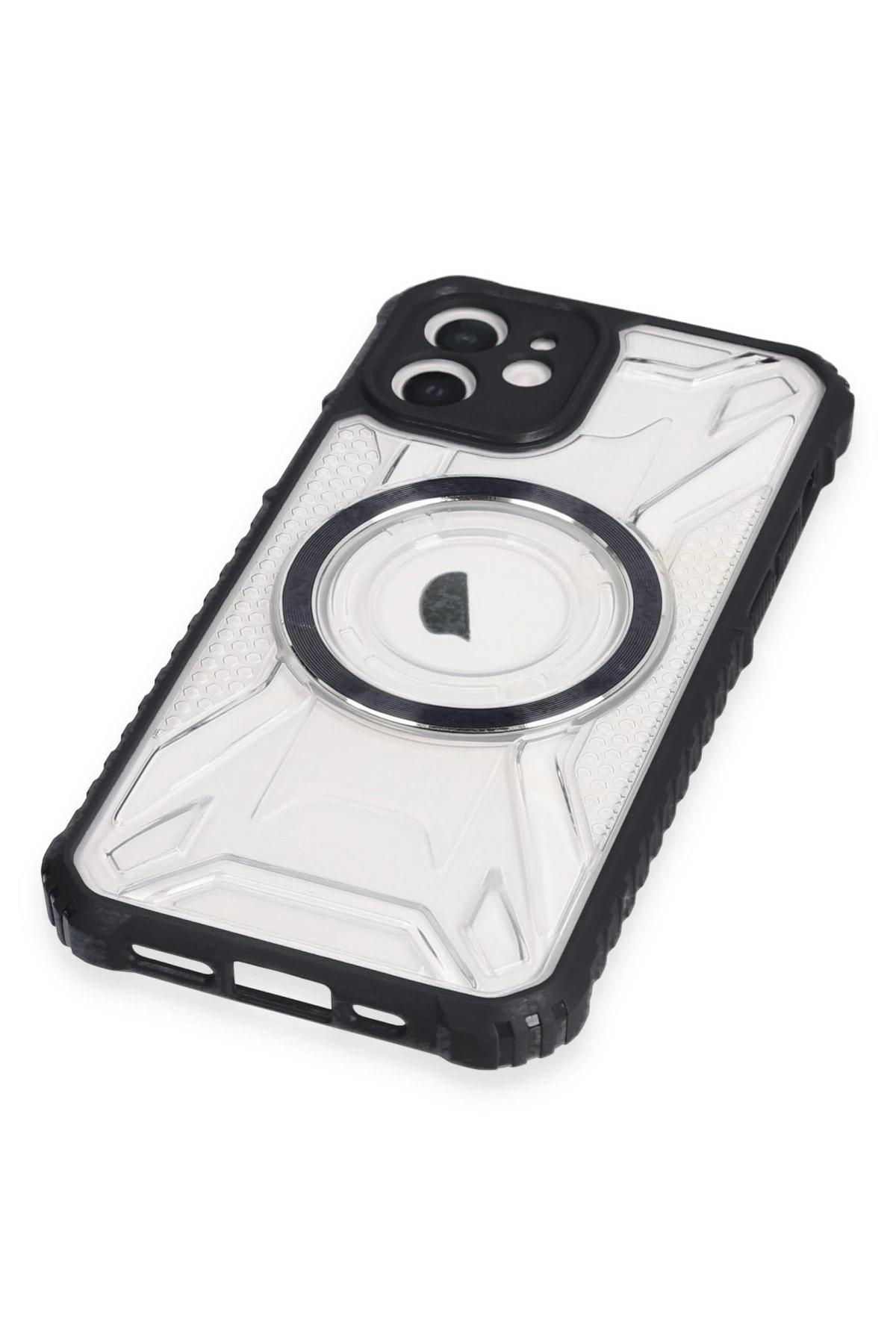Newface Apple iPhone 12 Kılıf Prag Magneticsafe Kapak - Siyah — görsel 3