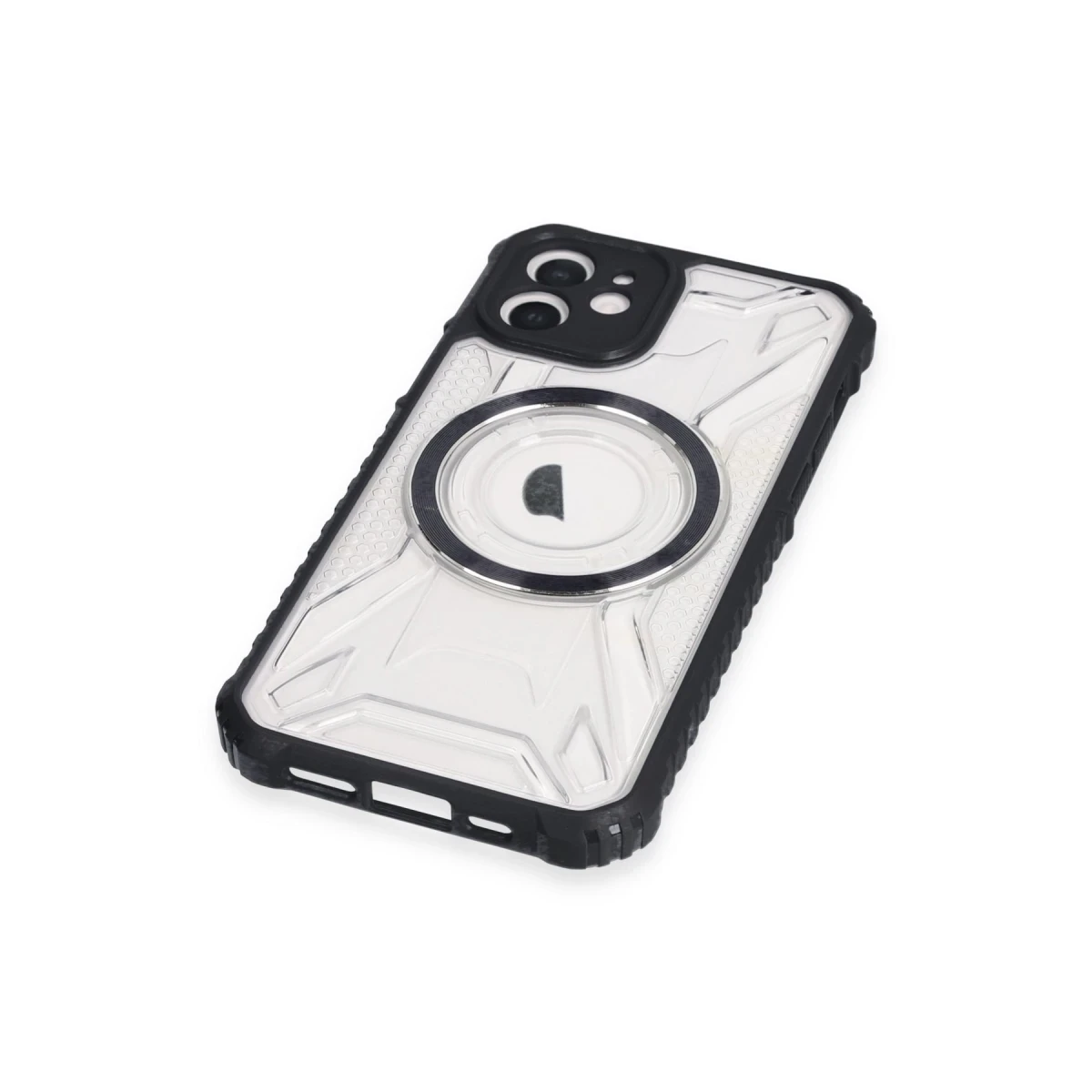 Newface Apple iPhone 12 Kılıf Prag Magneticsafe Kapak - Siyah — görsel 7