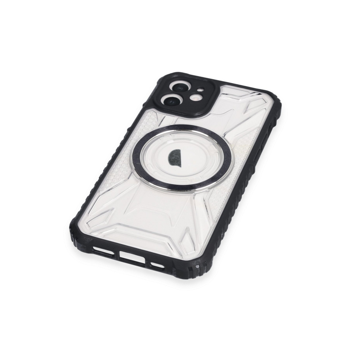 Newface Apple iPhone 12 Kılıf Prag Magneticsafe Kapak - Siyah — görsel 11