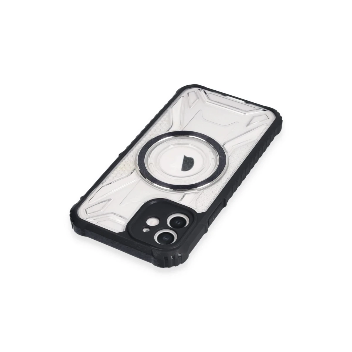 Newface Apple iPhone 12 Kılıf Prag Magneticsafe Kapak - Siyah — görsel 8