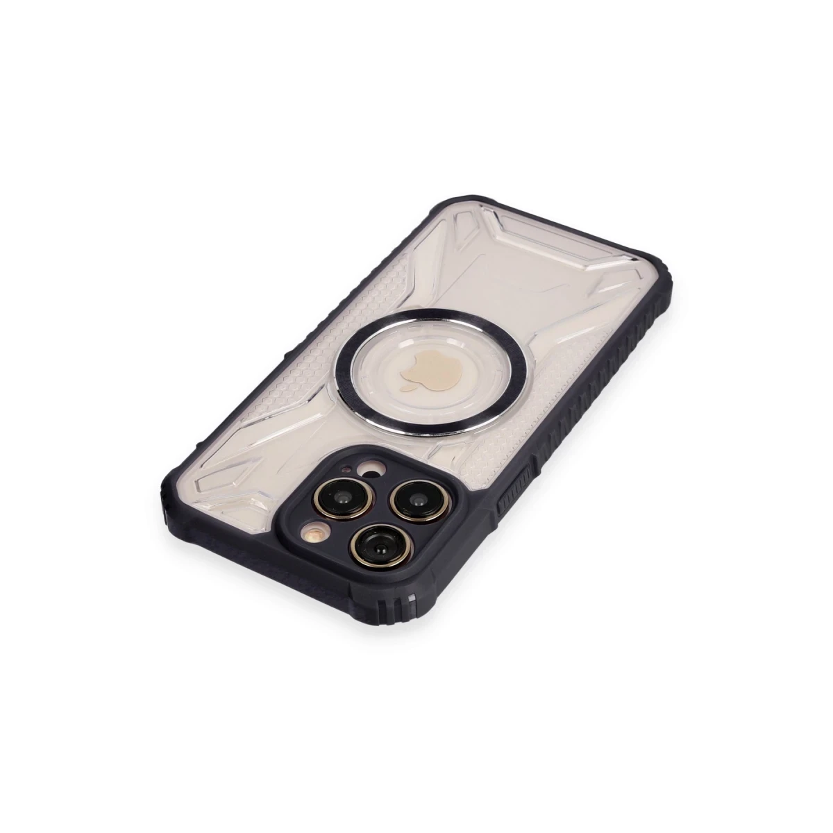 Newface Apple iPhone 12 Pro Kılıf Prag Magneticsafe Kapak - Siyah — görsel 7