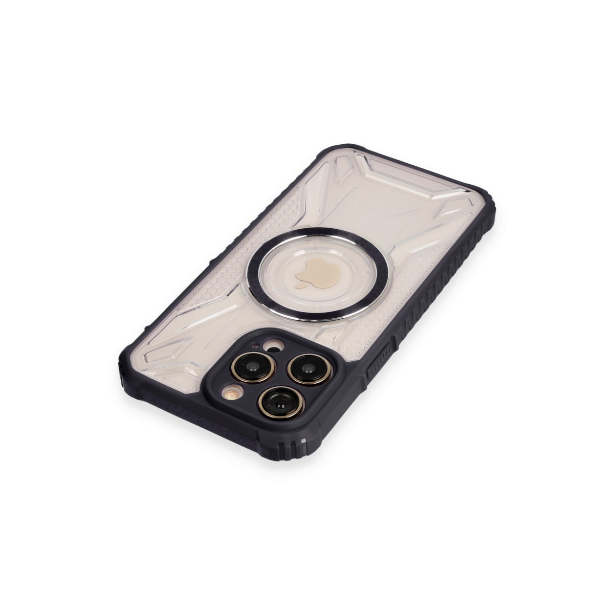 Newface Apple iPhone 12 Pro Kılıf Prag Magneticsafe Kapak - Siyah — görsel 11