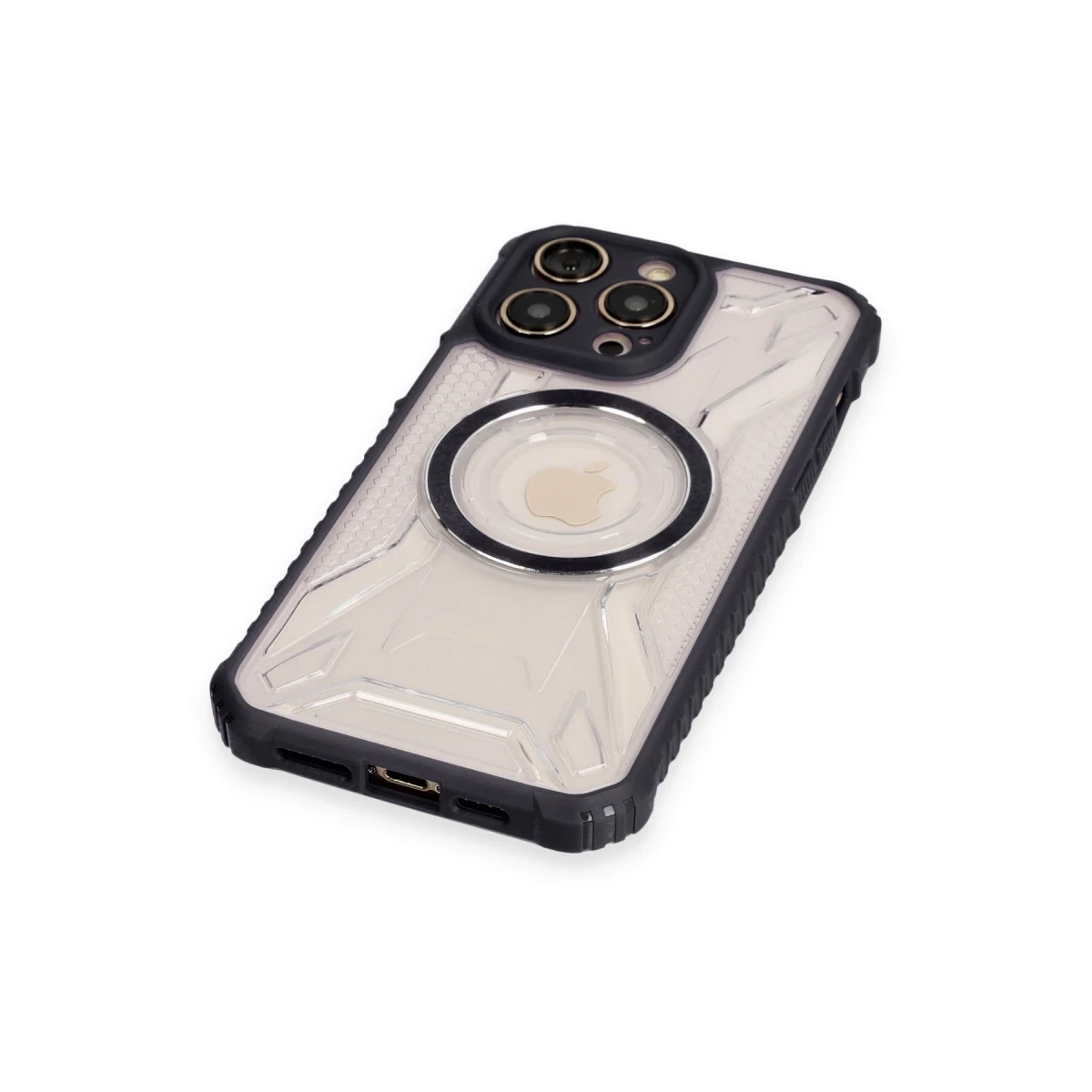 Newface Apple iPhone 12 Pro Kılıf Prag Magneticsafe Kapak - Siyah — görsel 8