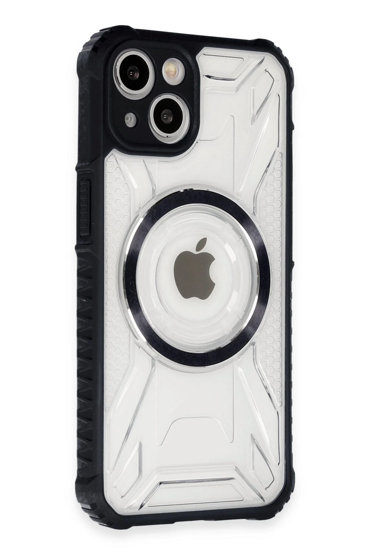 Newface Apple iPhone 13 Kılıf Prag Magneticsafe Kapak - Siyah
