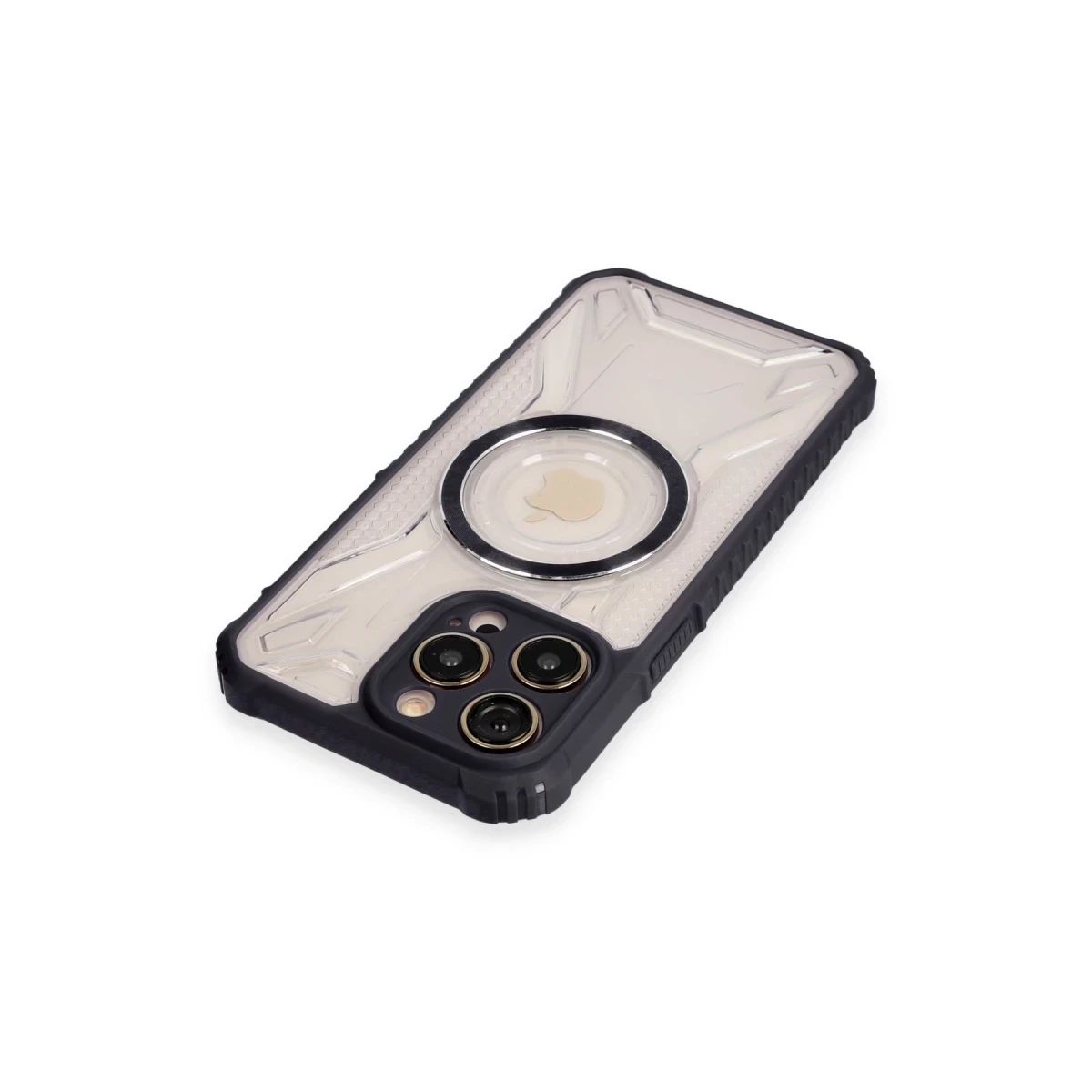 Newface Apple iPhone 13 Pro Kılıf Prag Magneticsafe Kapak - Siyah — görsel 7