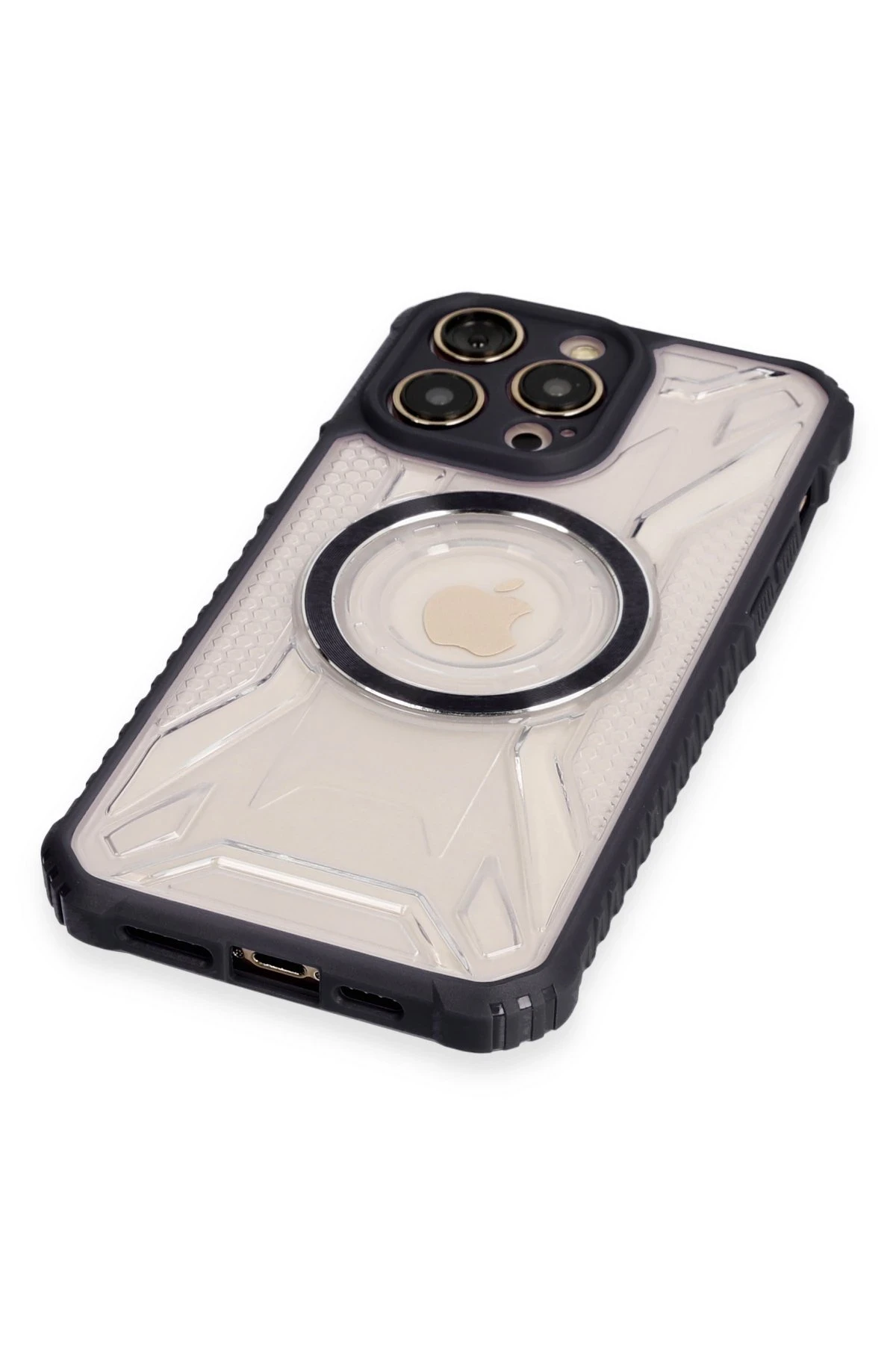 Newface iPhone 13 Pro Kılıf Prag Magneticsafe Kapak - Siyah