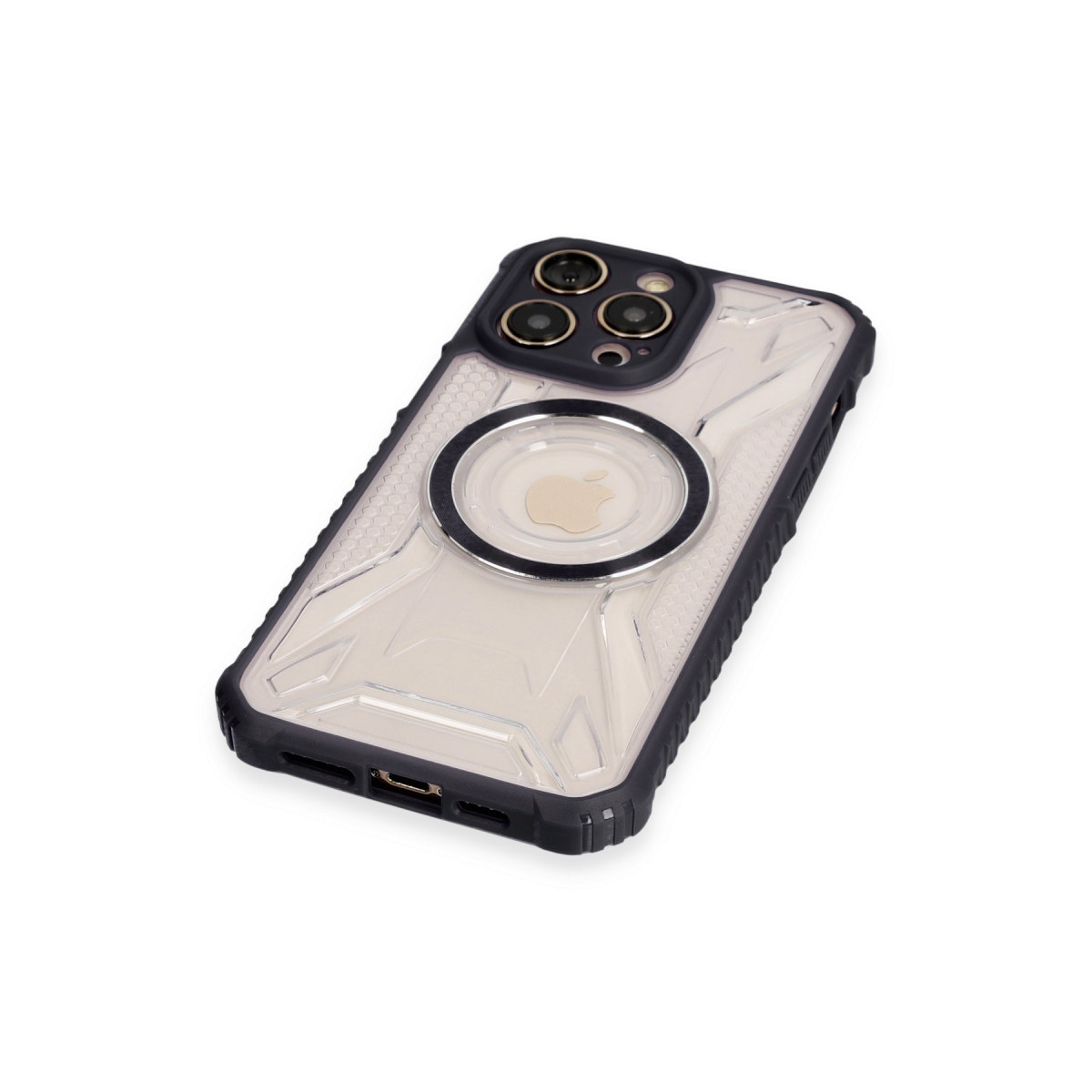 Newface Apple iPhone 13 Pro Kılıf Prag Magneticsafe Kapak - Siyah — görsel 12