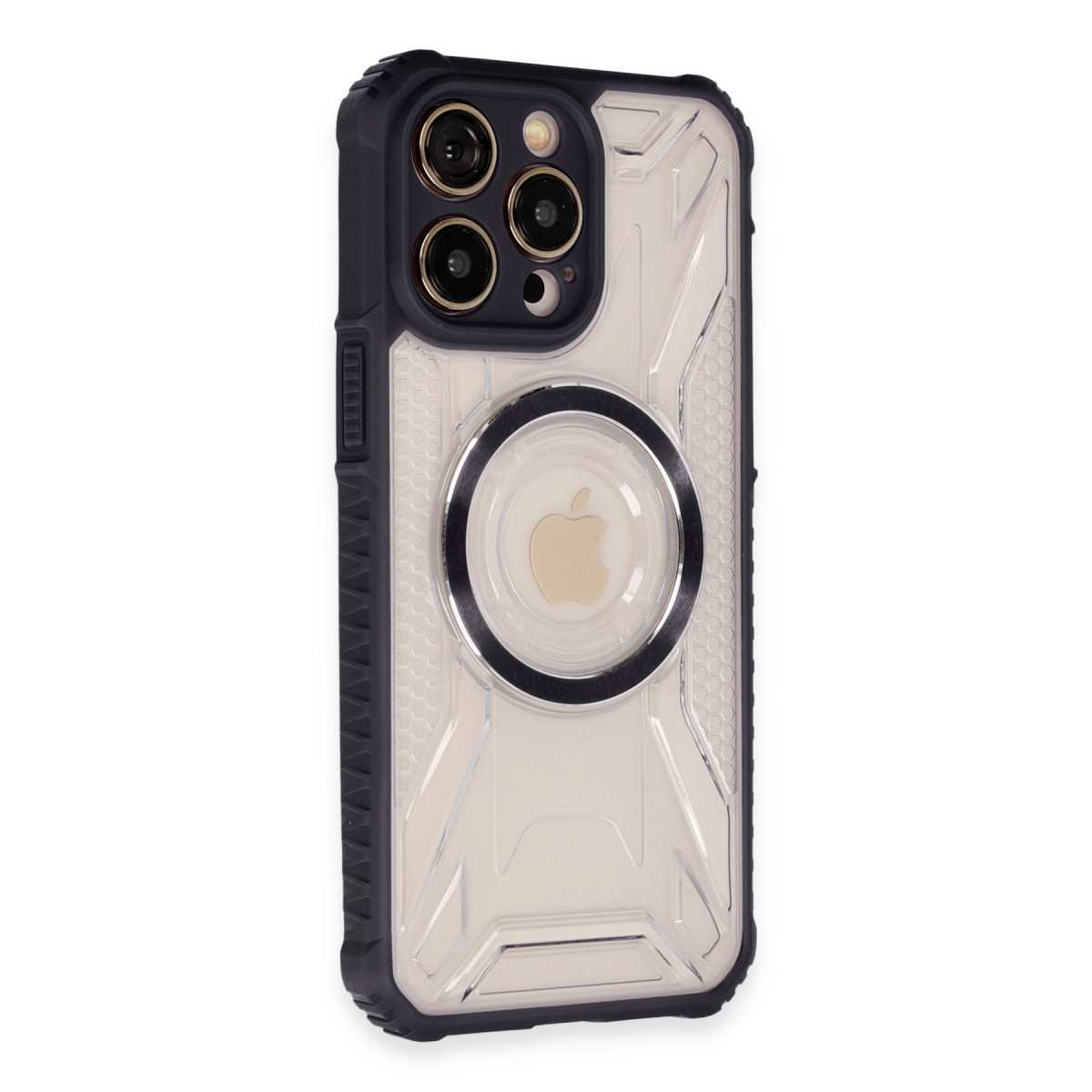 Newface Apple iPhone 14 Pro Max Kılıf Prag Magneticsafe Kapak - Siyah — görsel 10