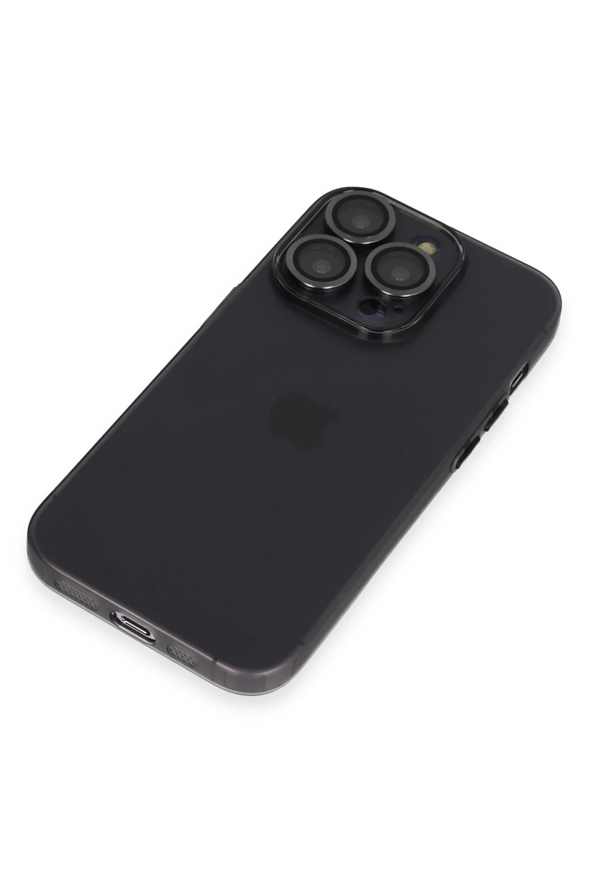 Newface Apple iPhone 13 Pro Kılıf Luko Lens Silikon - Siyah — görsel 6