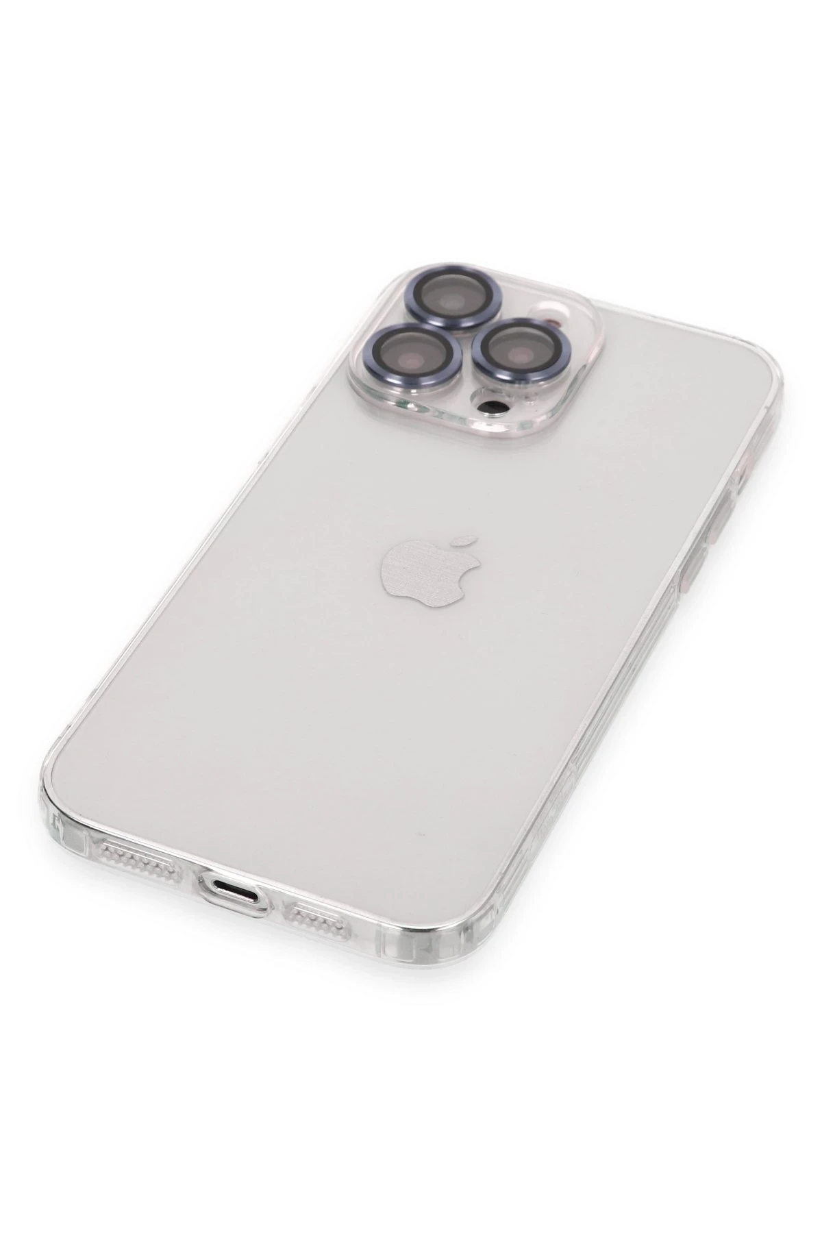 Newface iPhone 13 Pro Kılıf Luko Lens Silikon - Sierra Blue