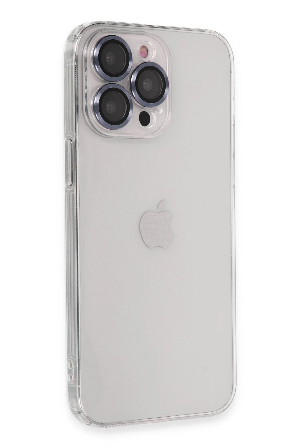 Newface iPhone 13 Pro Max Kılıf Luko Lens Silikon - Sierra Blue