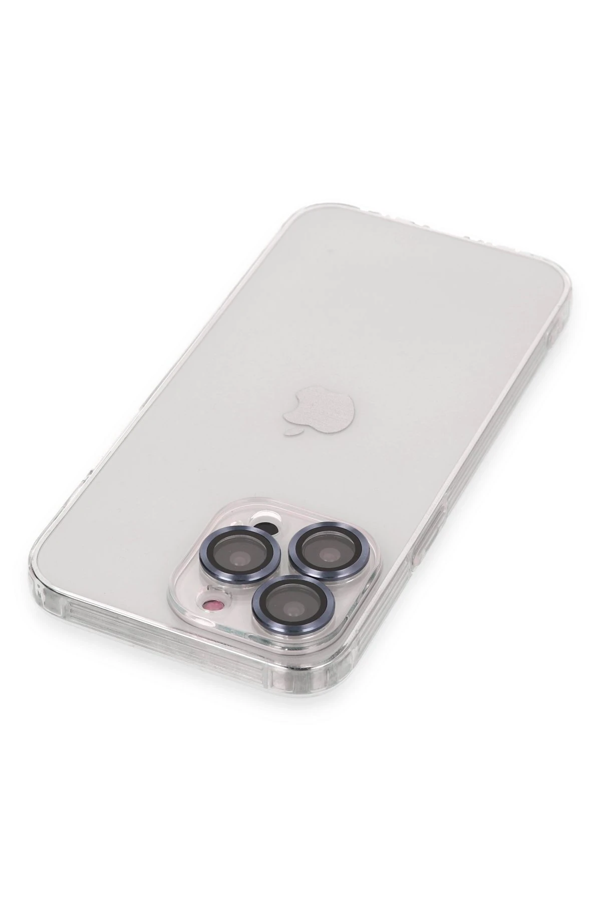 Newface iPhone 13 Pro Max Kılıf Luko Lens Silikon - Sierra Blue