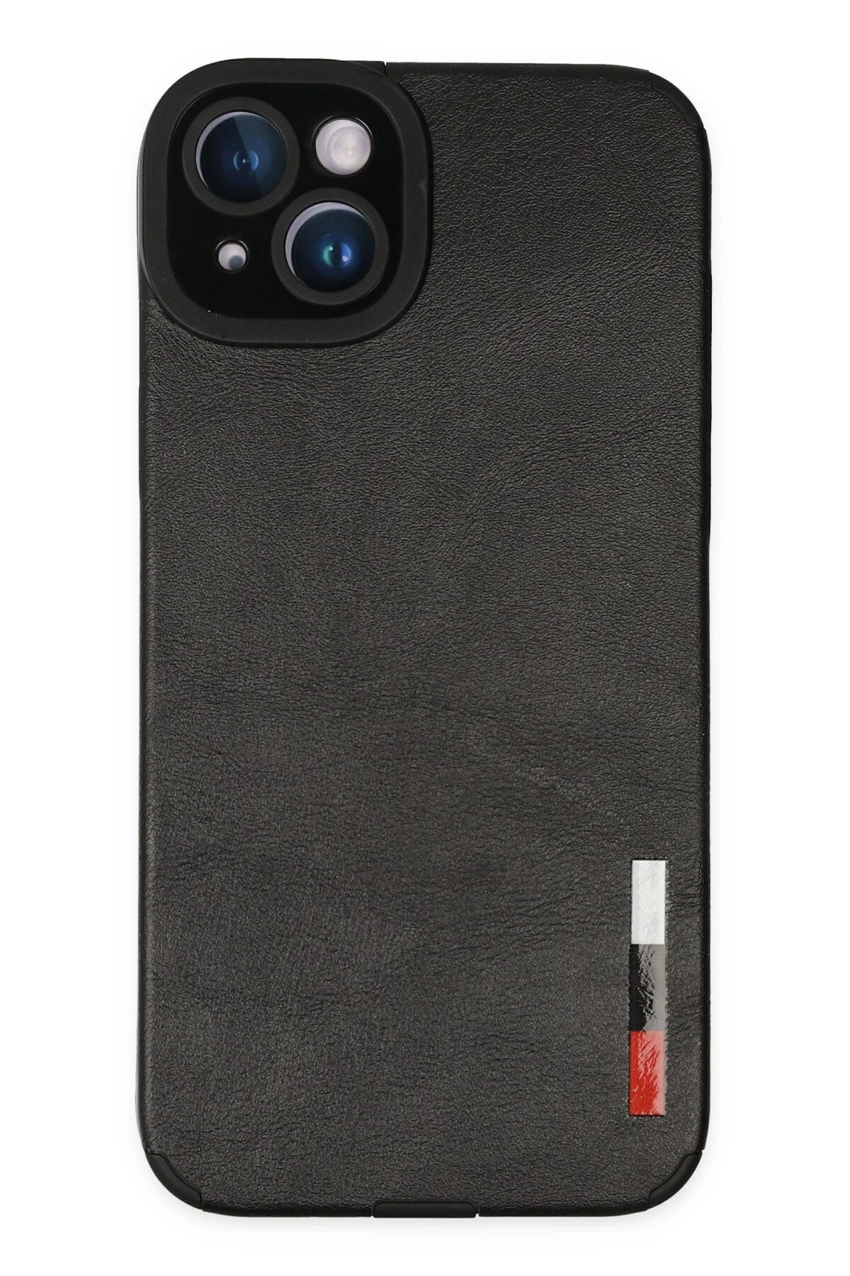 Newface Apple iPhone 14 Kılıf Loop Deri Silikon - Siyah