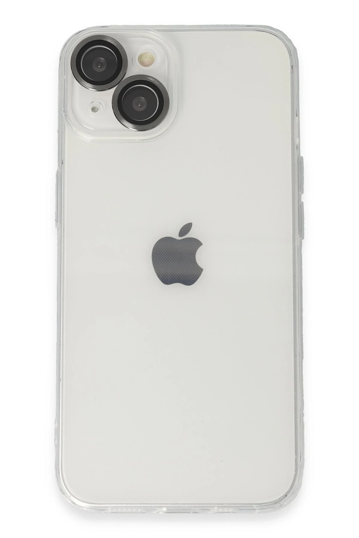 Newface Apple iPhone 14 Kılıf Luko Lens Silikon - Siyah