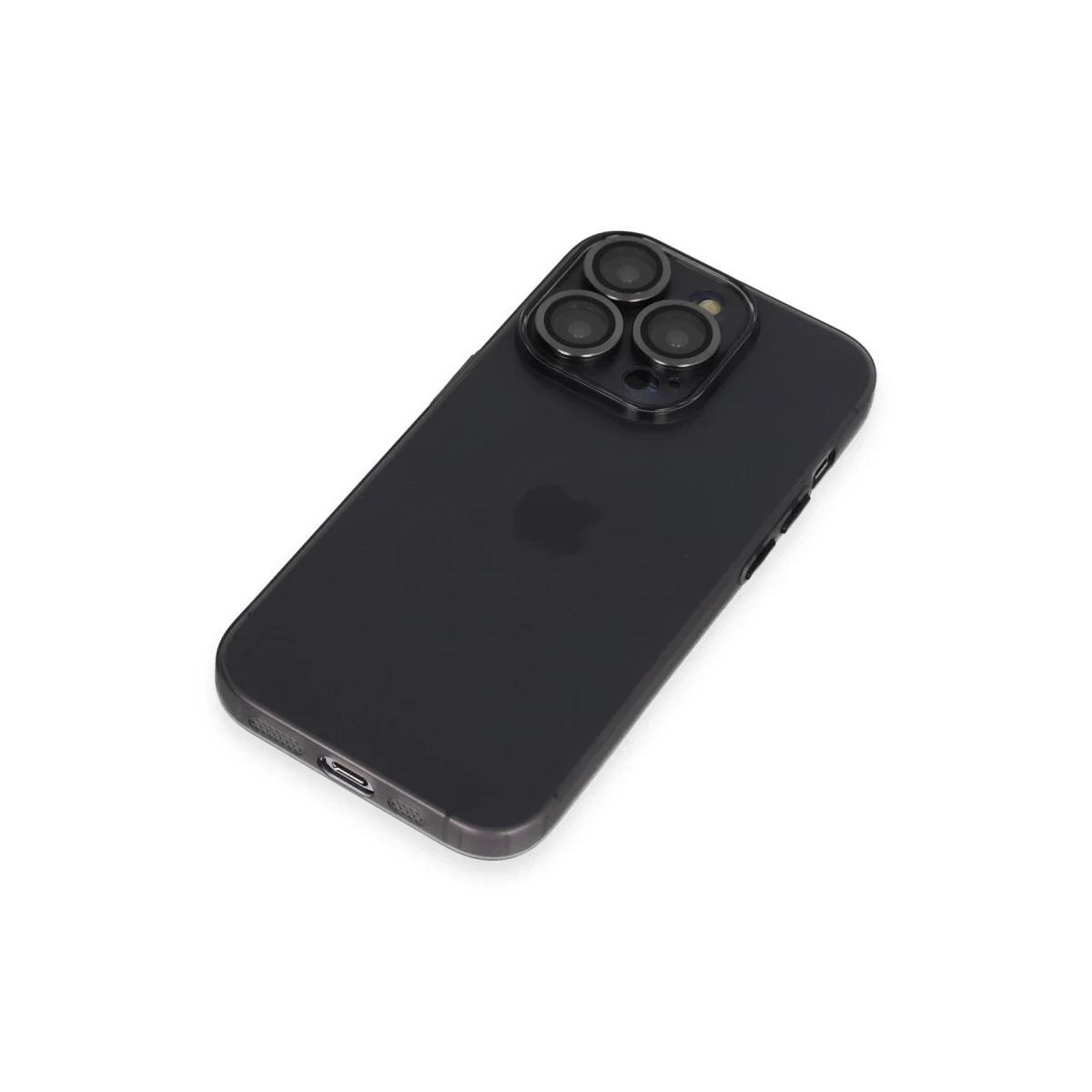 Newface Apple iPhone 14 Pro Kılıf Luko Lens Silikon - Siyah — görsel 12