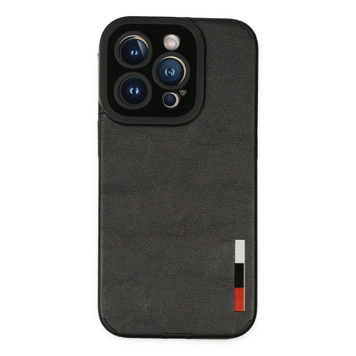 Newface Apple iPhone 14 Pro Max Kılıf Loop Deri Silikon - Siyah — görsel 4