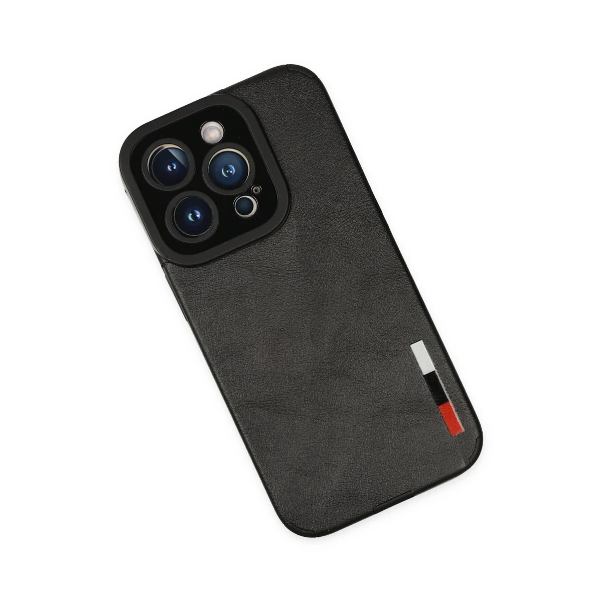 Newface Apple iPhone 14 Pro Max Kılıf Loop Deri Silikon - Siyah — görsel 6