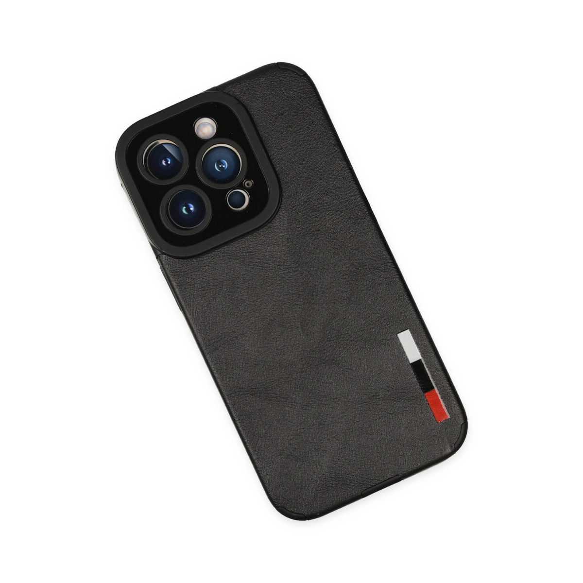 Newface Apple iPhone 14 Pro Max Kılıf Loop Deri Silikon - Siyah — görsel 9