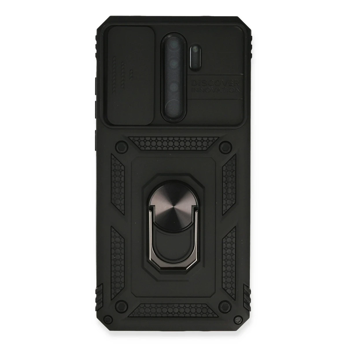 Newface Xiaomi Redmi Note 8 Pro Kılıf Pars Lens Yüzüklü Silikon - Siyah — görsel 4